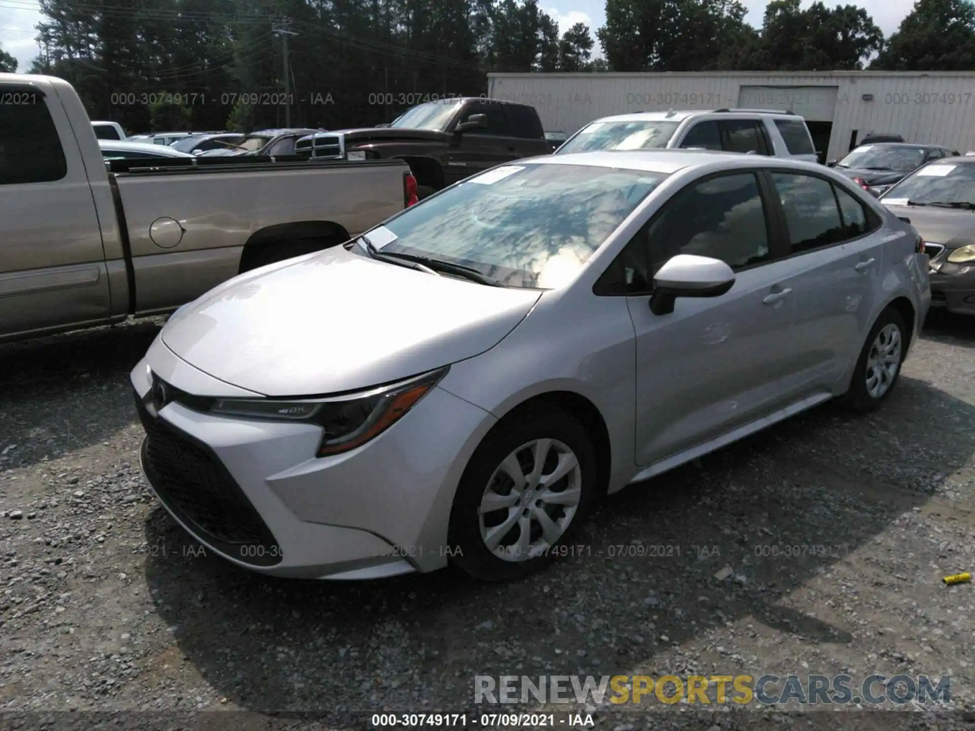 2 Photograph of a damaged car 5YFEPMAEXMP250778 TOYOTA COROLLA 2021