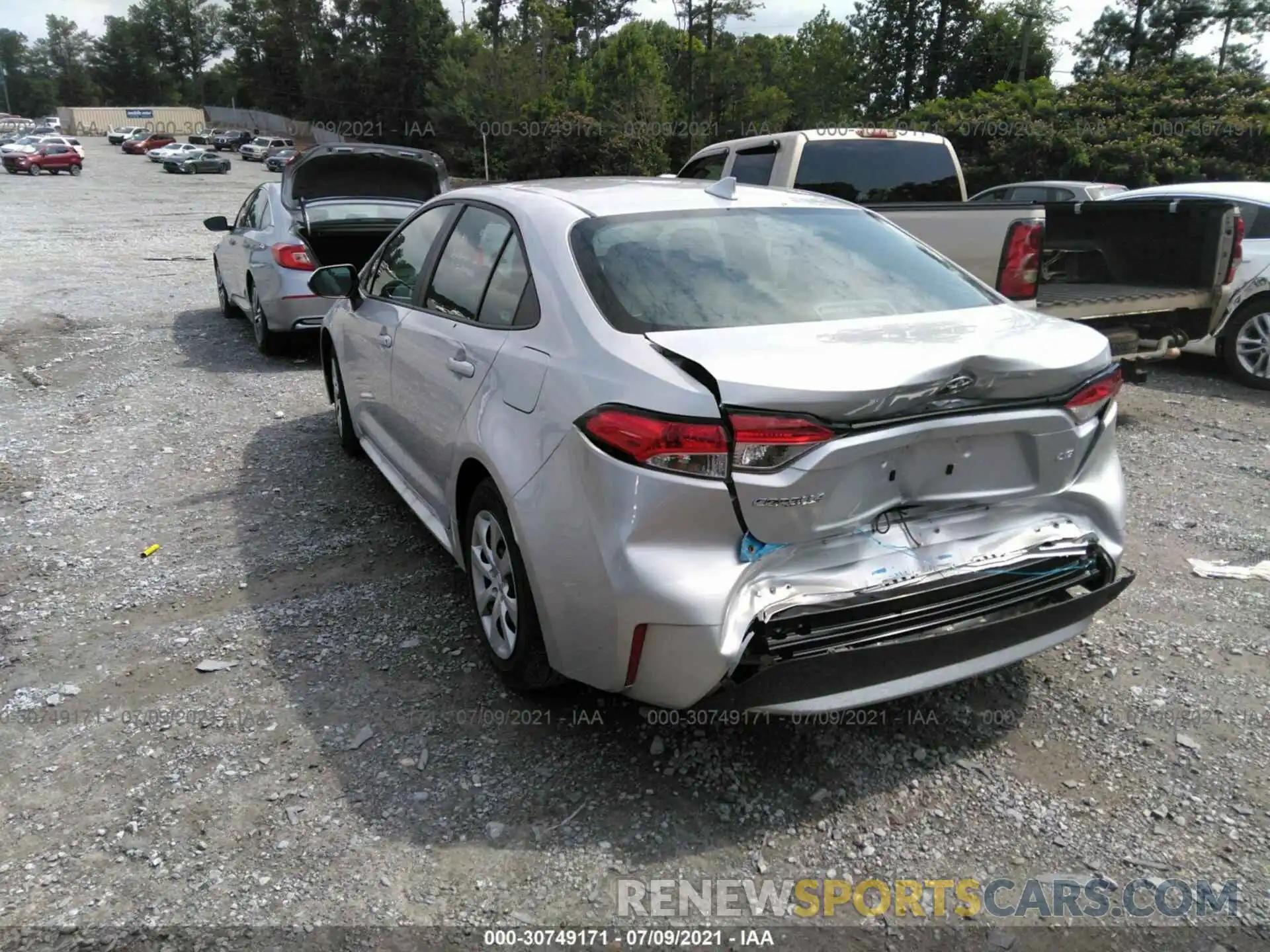 3 Photograph of a damaged car 5YFEPMAEXMP250778 TOYOTA COROLLA 2021