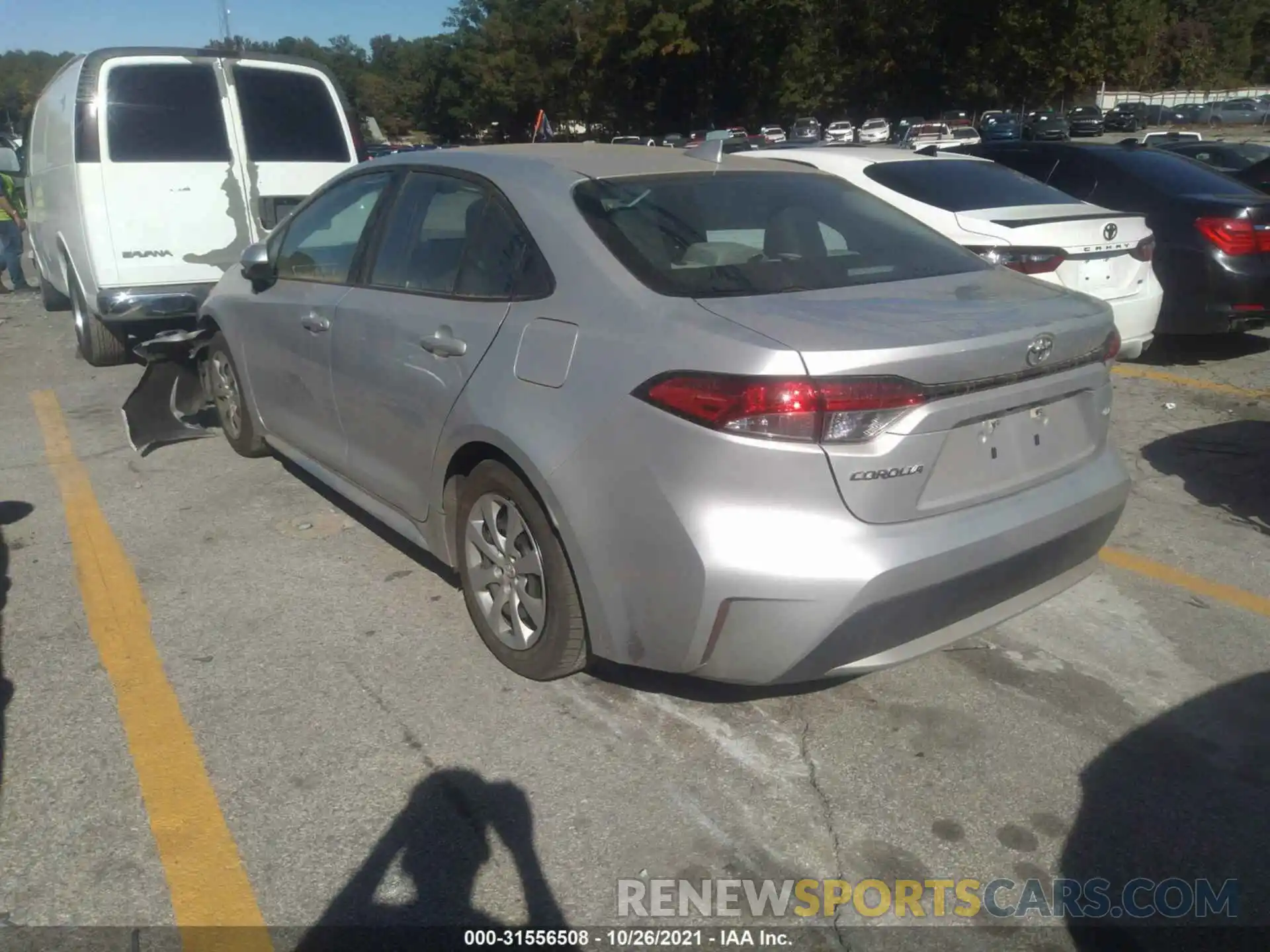 3 Photograph of a damaged car 5YFEPMAEXMP251008 TOYOTA COROLLA 2021