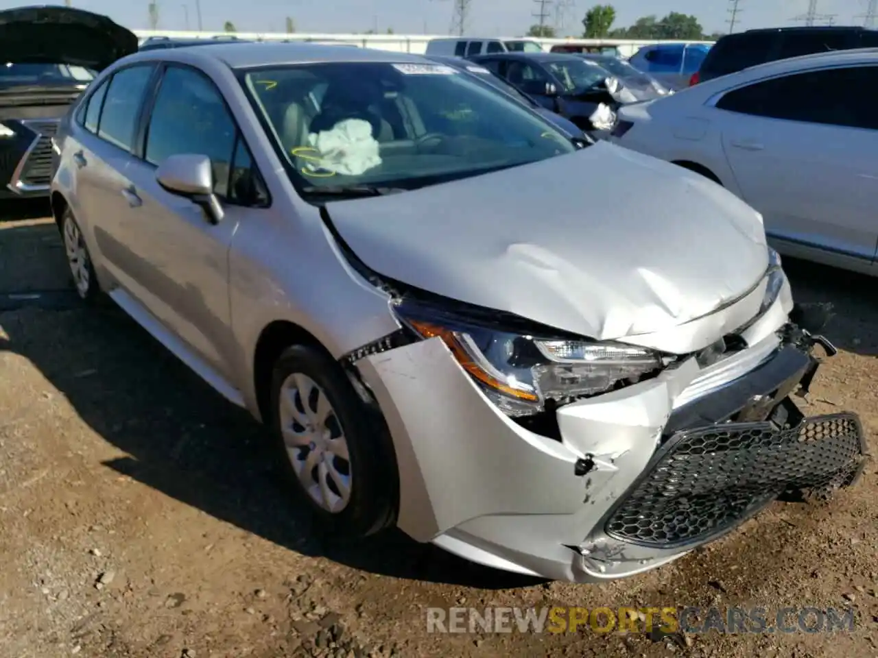 1 Photograph of a damaged car 5YFEPMAEXMP252420 TOYOTA COROLLA 2021