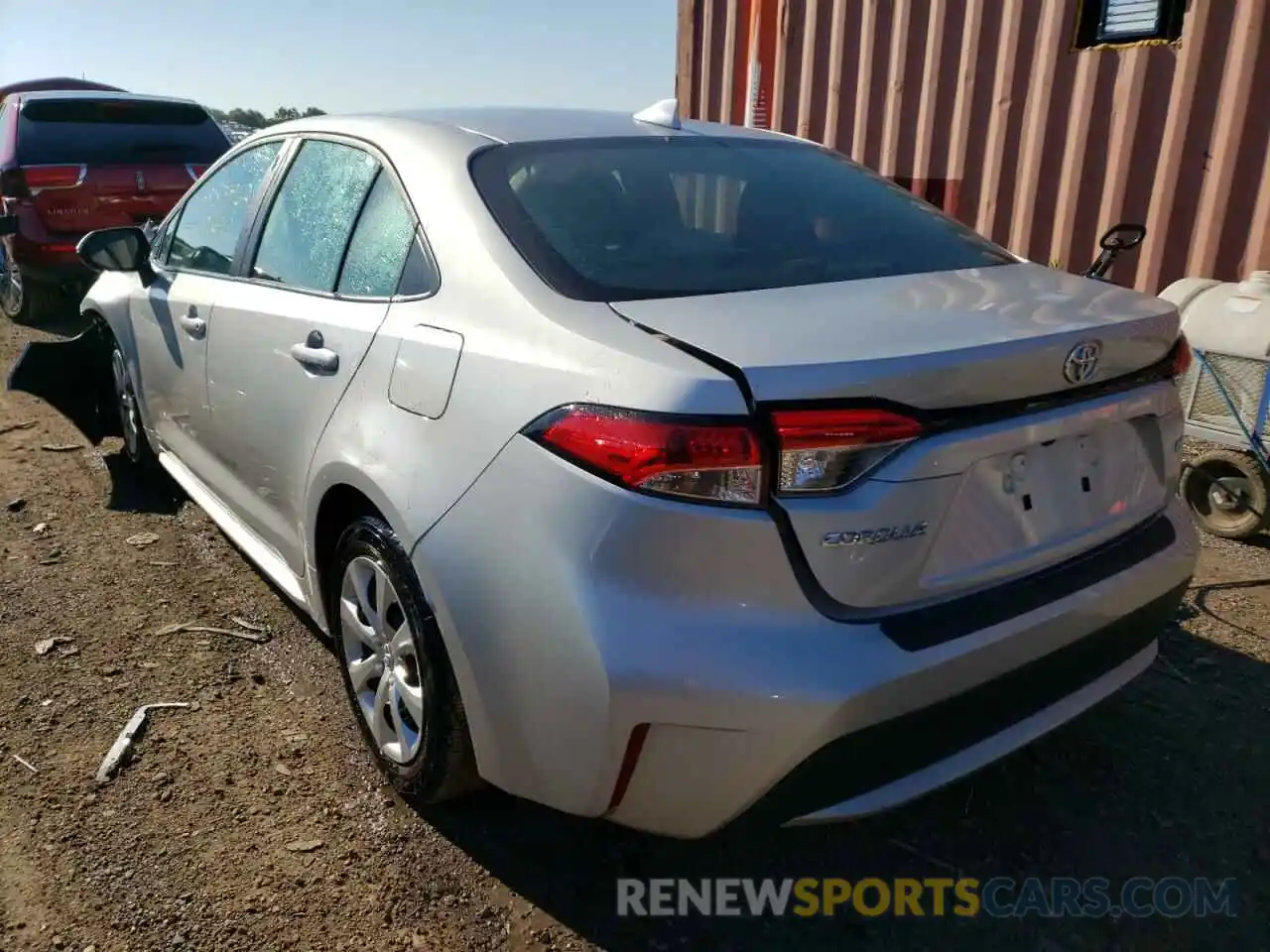 3 Photograph of a damaged car 5YFEPMAEXMP252420 TOYOTA COROLLA 2021