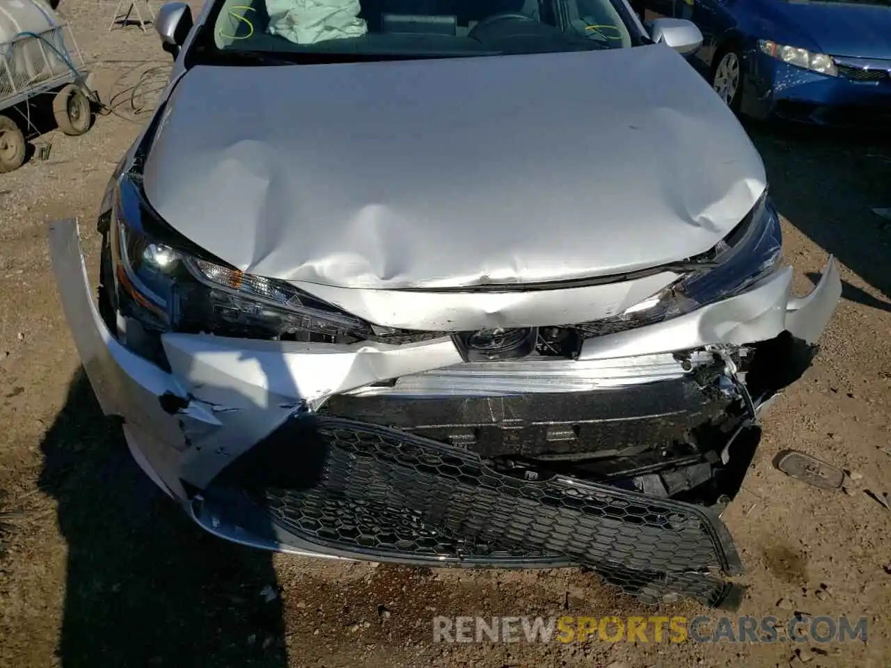 9 Photograph of a damaged car 5YFEPMAEXMP252420 TOYOTA COROLLA 2021