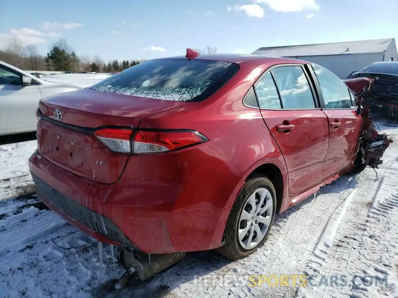 4 Фотография поврежденного автомобиля 5YFEPMAEXMP253485 TOYOTA COROLLA 2021