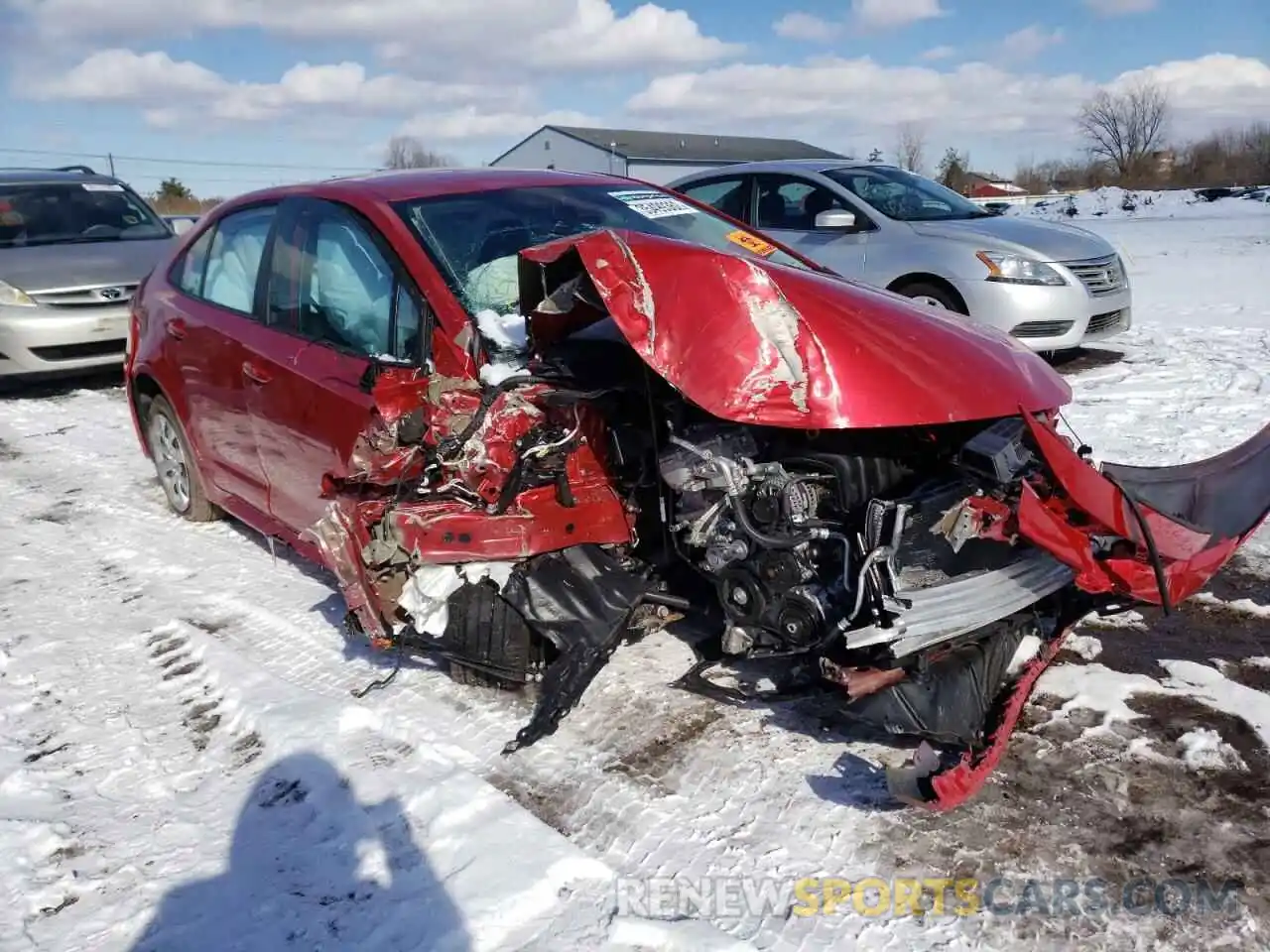 9 Photograph of a damaged car 5YFEPMAEXMP253485 TOYOTA COROLLA 2021