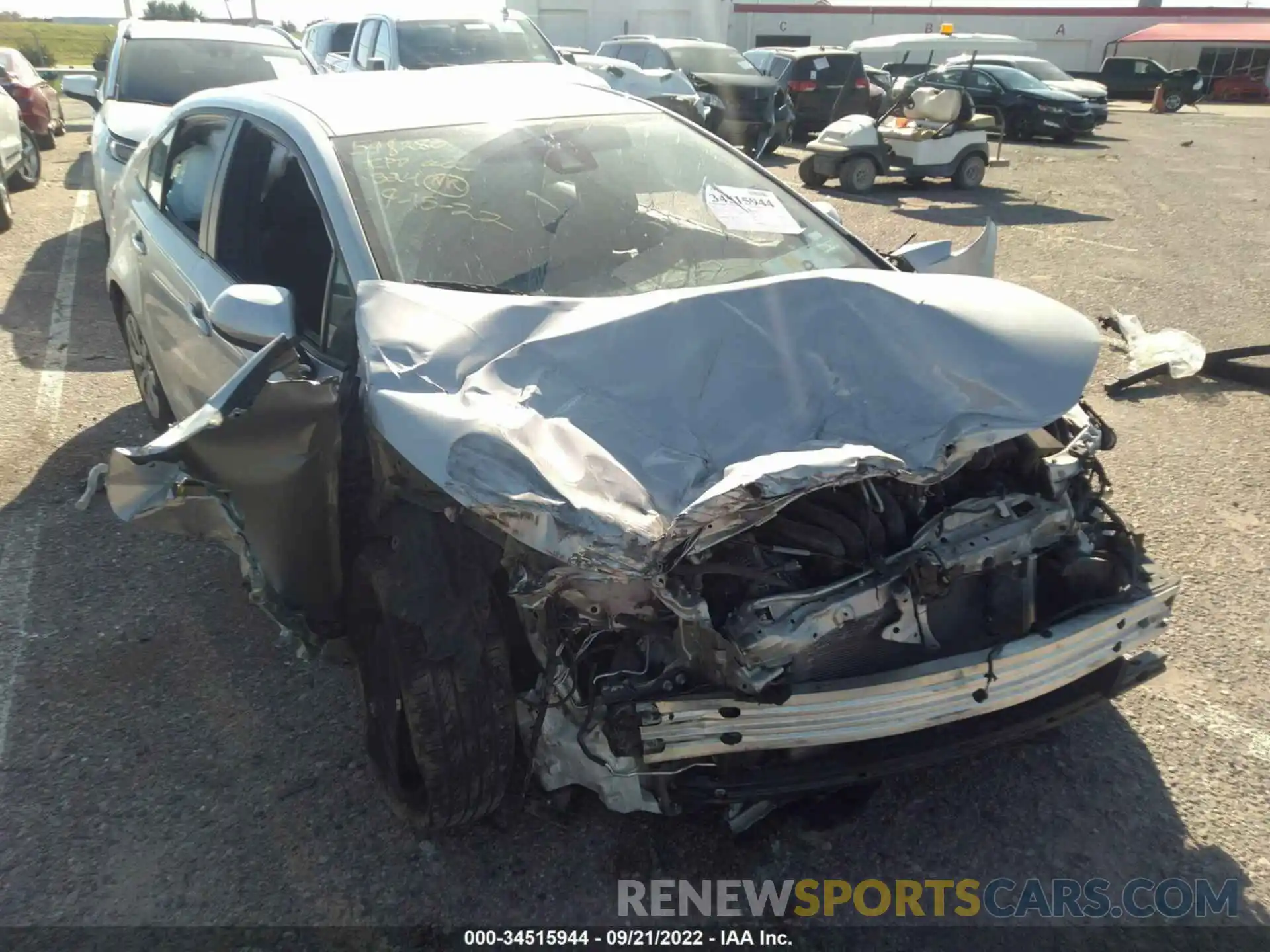 6 Photograph of a damaged car 5YFEPMAEXMP253695 TOYOTA COROLLA 2021