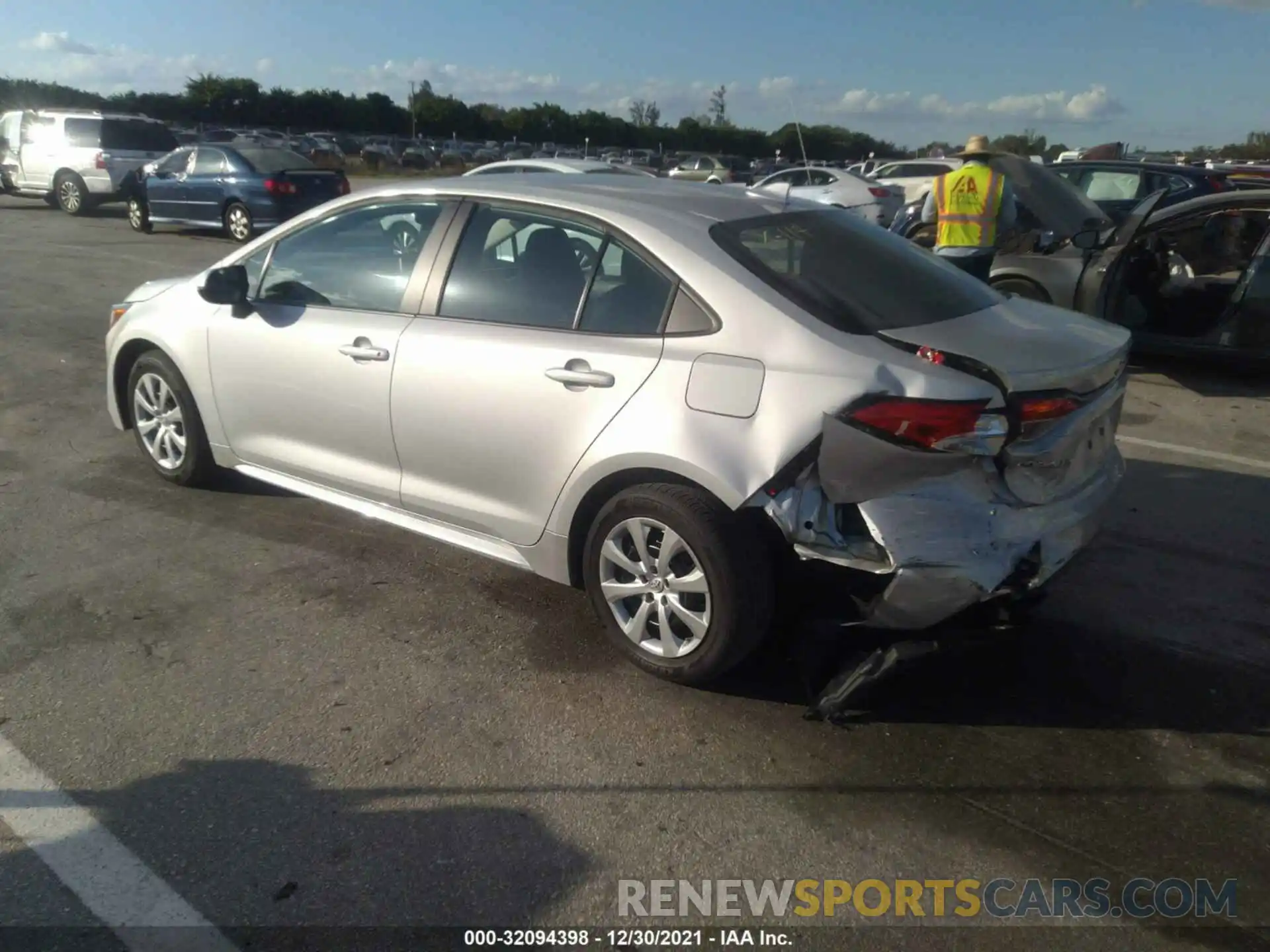 3 Photograph of a damaged car 5YFEPMAEXMP254426 TOYOTA COROLLA 2021