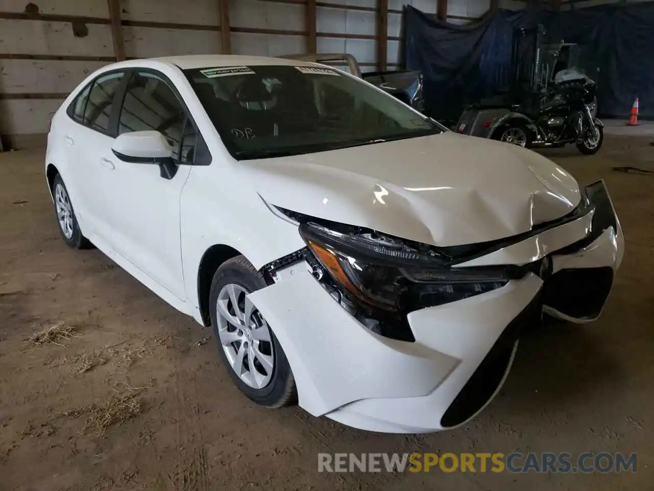 1 Photograph of a damaged car 5YFEPMAEXMP256046 TOYOTA COROLLA 2021