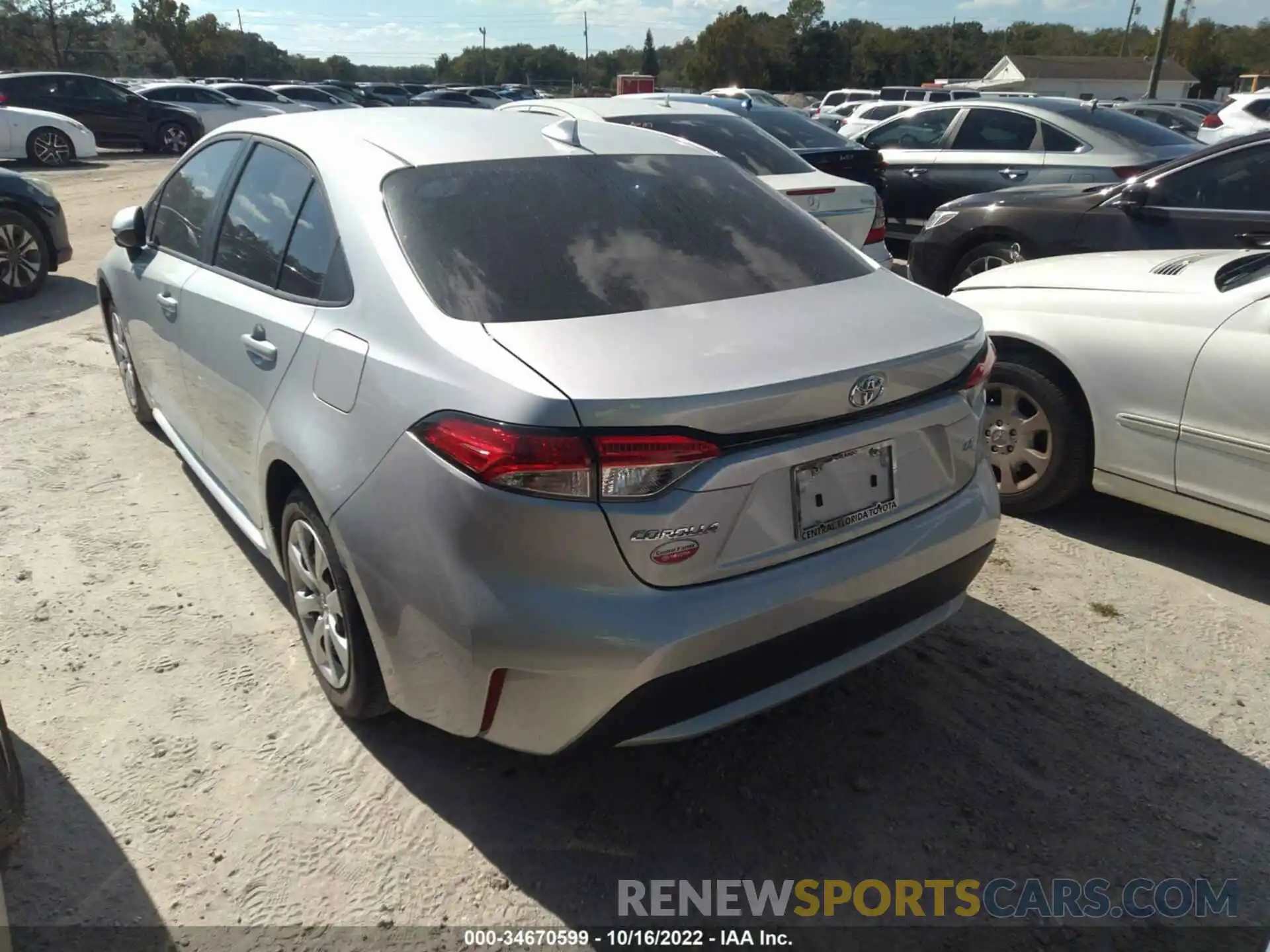 3 Photograph of a damaged car 5YFEPMAEXMP259559 TOYOTA COROLLA 2021