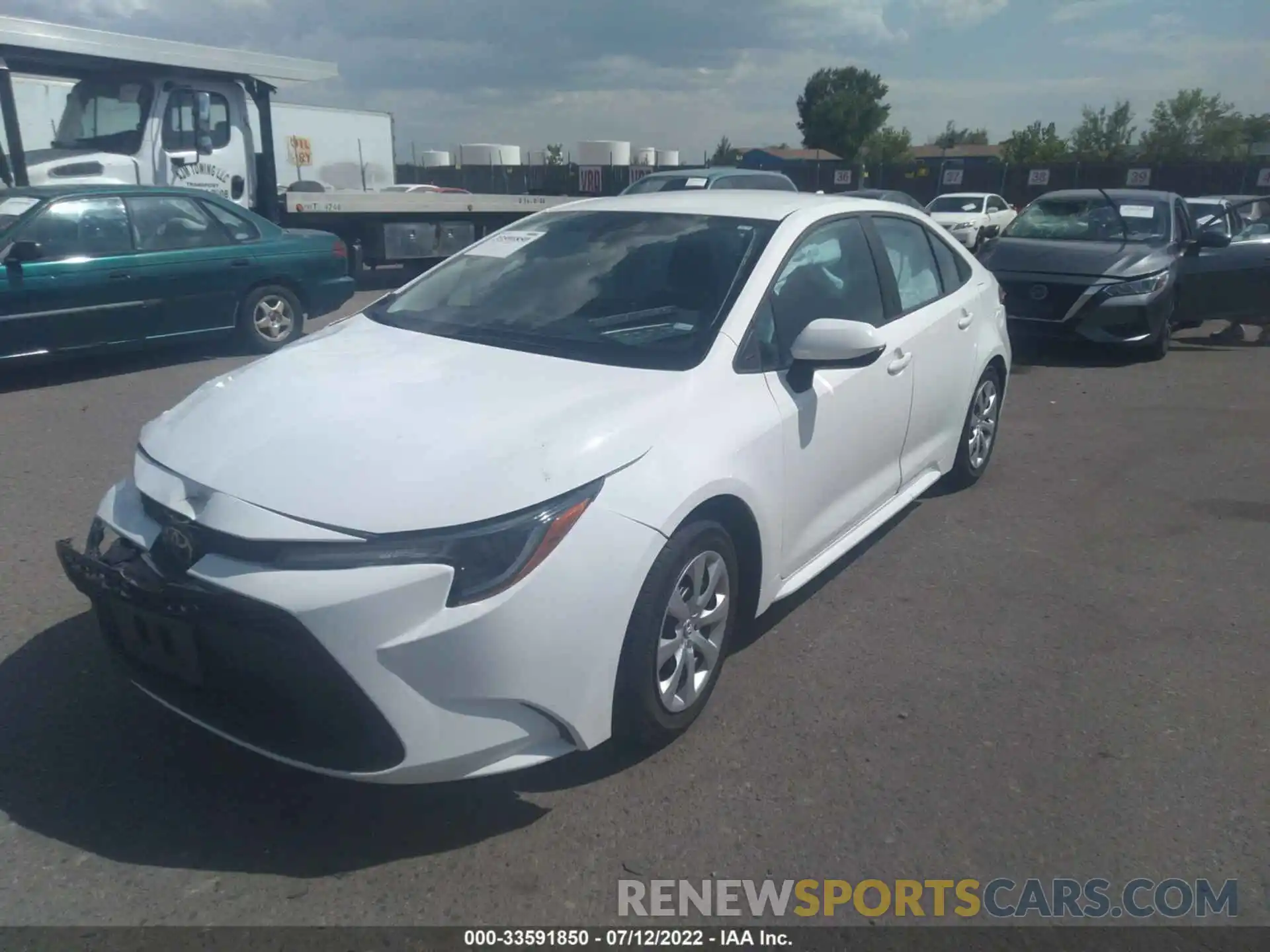 2 Photograph of a damaged car 5YFEPMAEXMP261716 TOYOTA COROLLA 2021