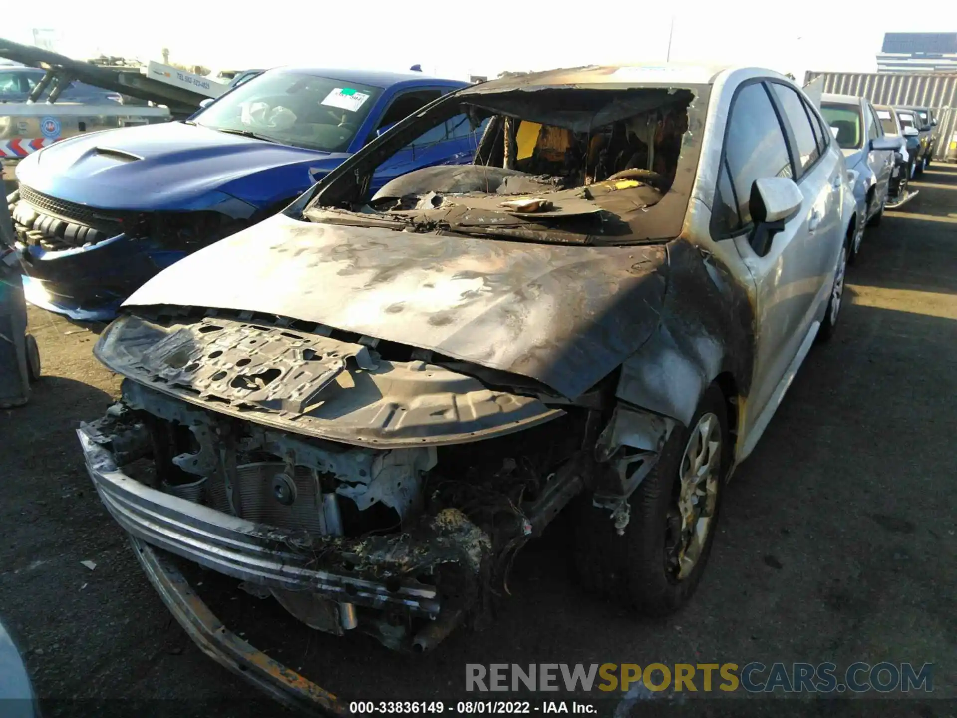 6 Photograph of a damaged car 5YFEPMAEXMP262462 TOYOTA COROLLA 2021