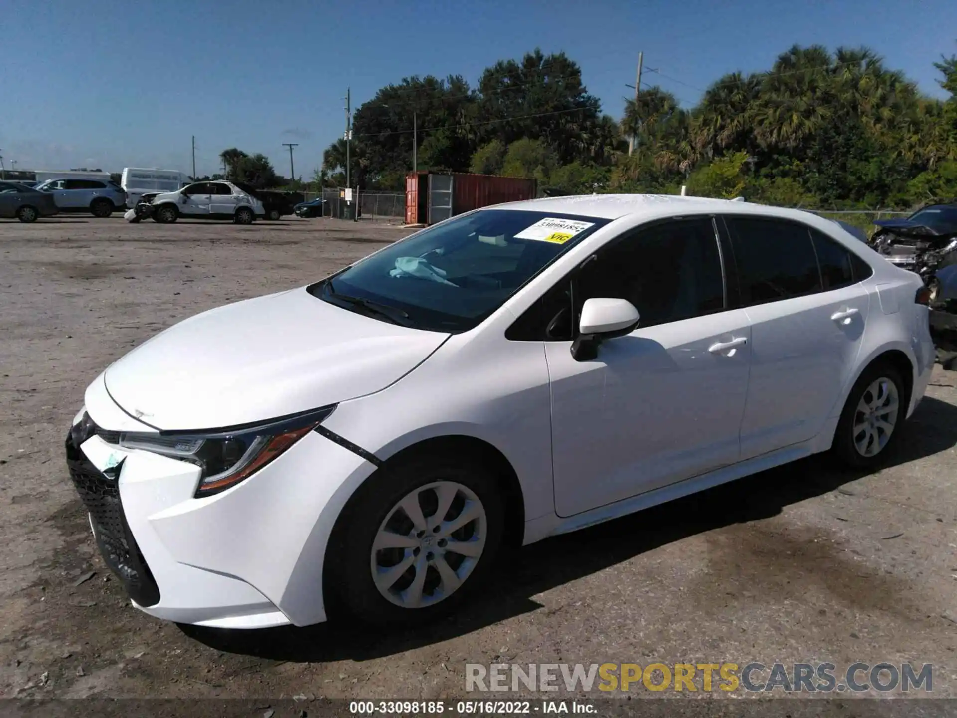 2 Photograph of a damaged car 5YFEPMAEXMP265796 TOYOTA COROLLA 2021