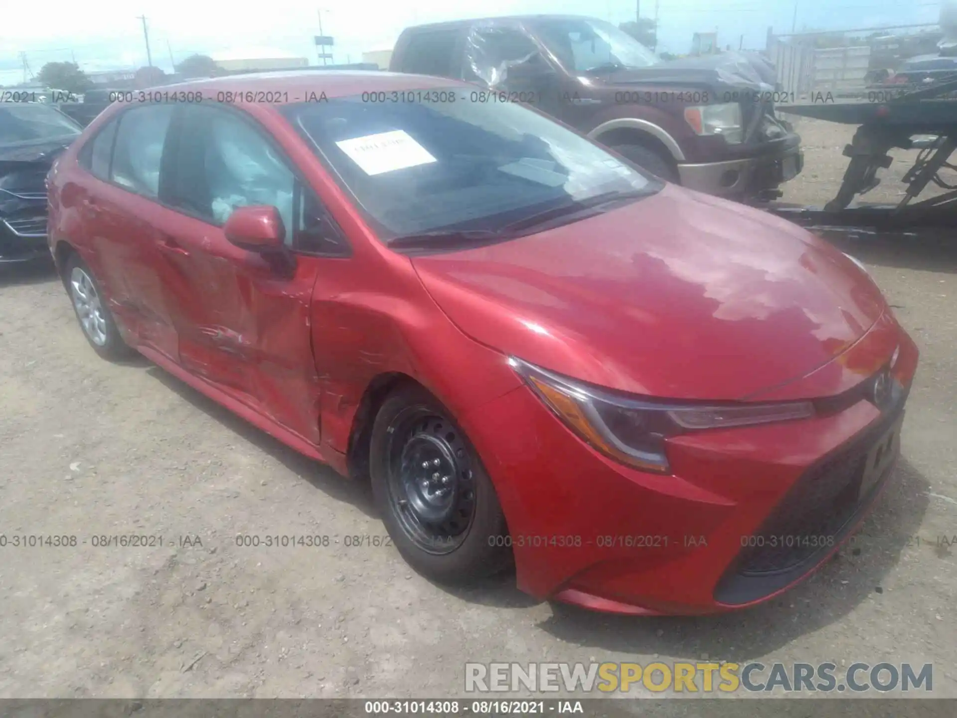 1 Photograph of a damaged car 5YFEPMAEXMP265815 TOYOTA COROLLA 2021