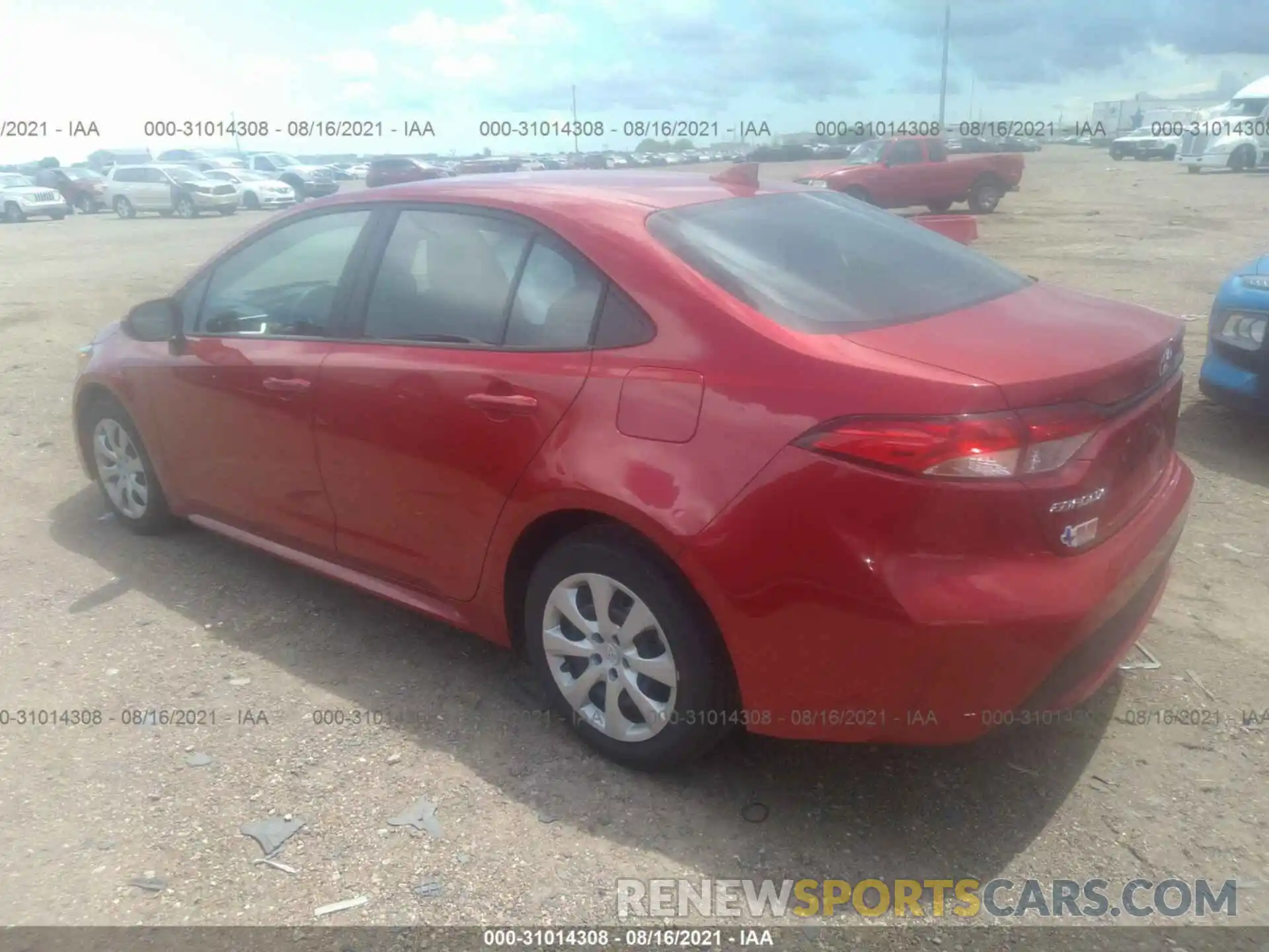 3 Photograph of a damaged car 5YFEPMAEXMP265815 TOYOTA COROLLA 2021