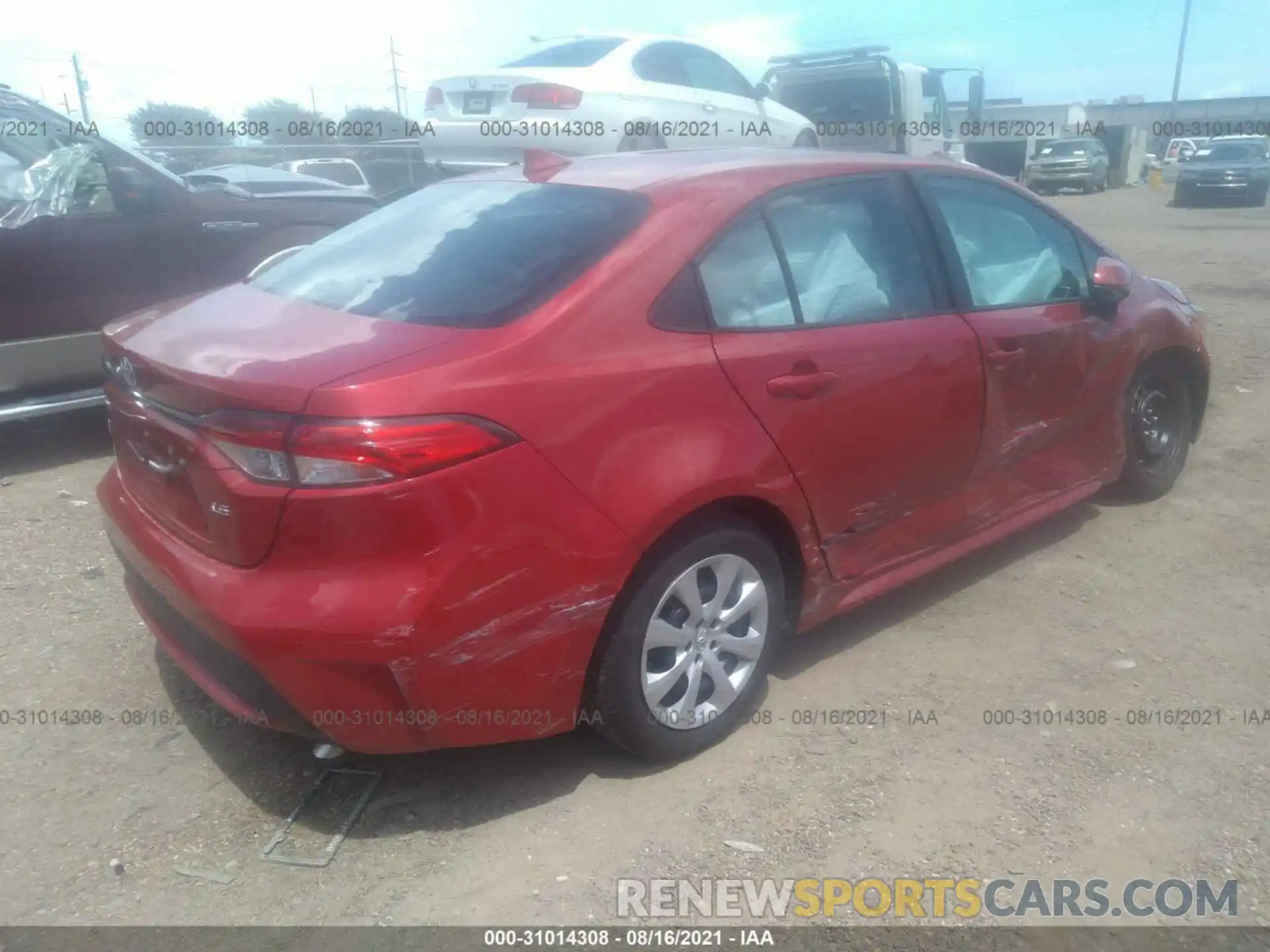 4 Photograph of a damaged car 5YFEPMAEXMP265815 TOYOTA COROLLA 2021