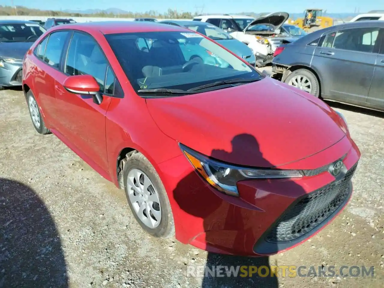 1 Photograph of a damaged car 5YFEPMAEXMP265989 TOYOTA COROLLA 2021