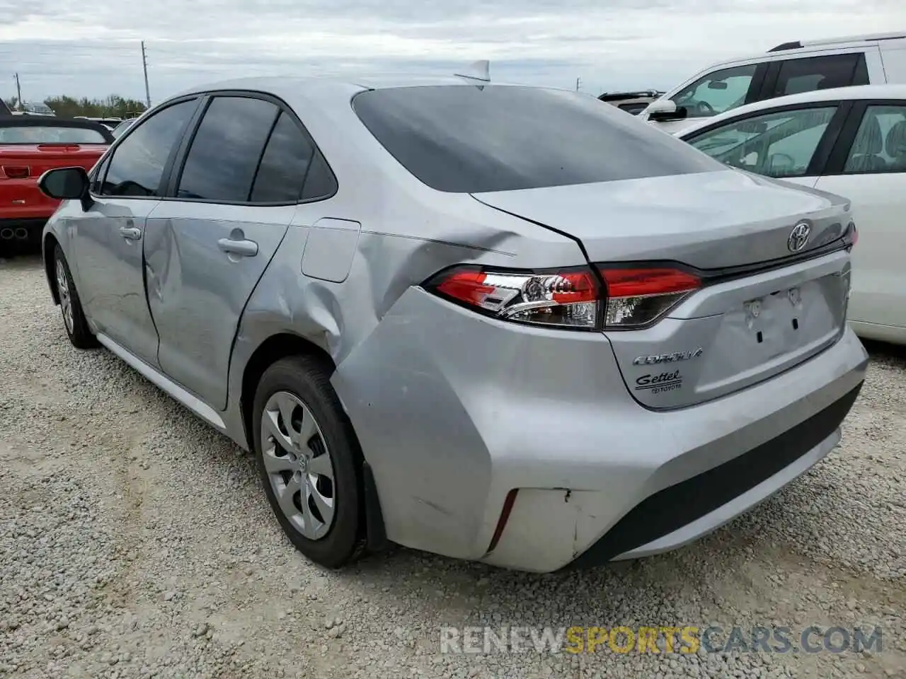 3 Photograph of a damaged car 5YFEPMAEXMP266379 TOYOTA COROLLA 2021