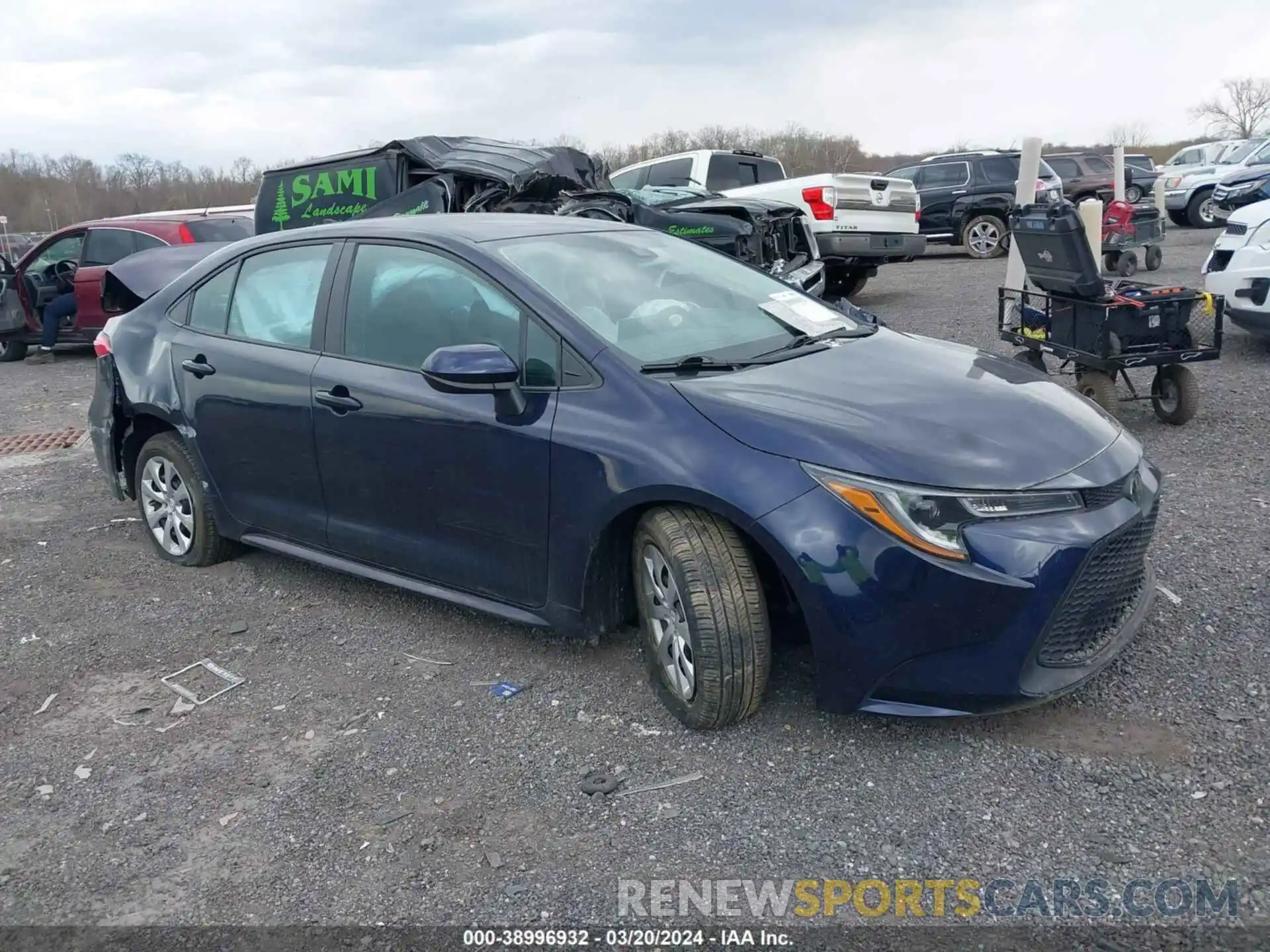 1 Photograph of a damaged car 5YFEPMAEXMP268293 TOYOTA COROLLA 2021