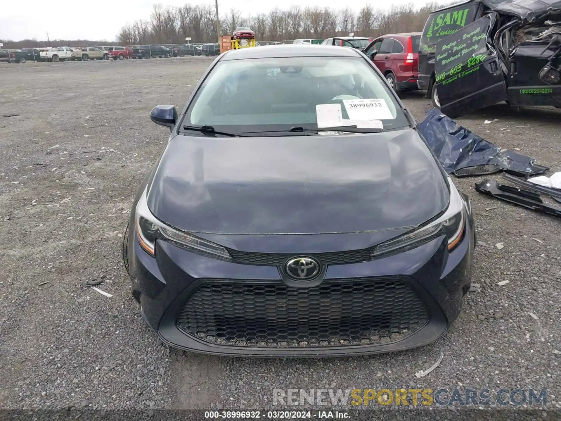 13 Photograph of a damaged car 5YFEPMAEXMP268293 TOYOTA COROLLA 2021