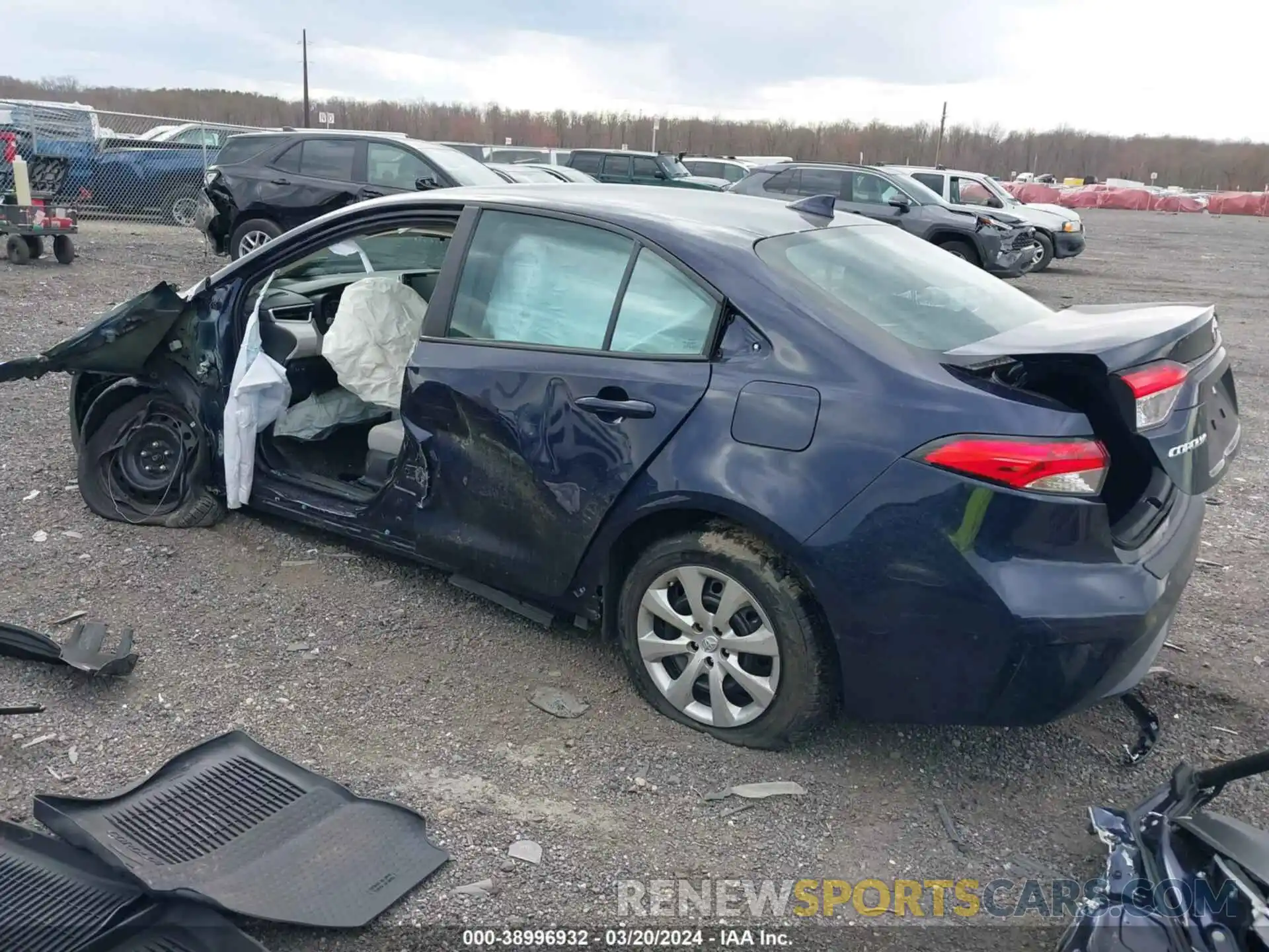 3 Photograph of a damaged car 5YFEPMAEXMP268293 TOYOTA COROLLA 2021