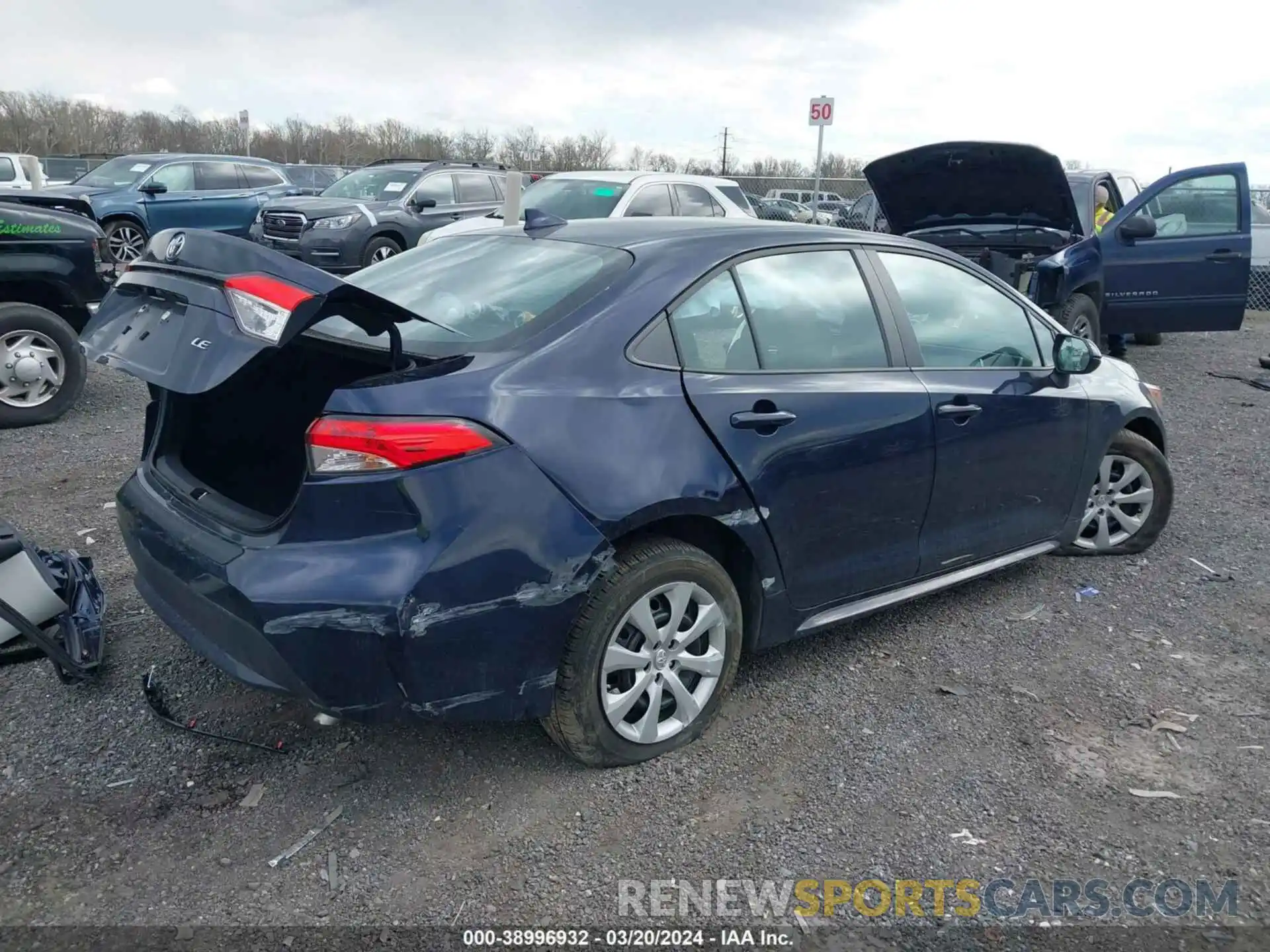 4 Photograph of a damaged car 5YFEPMAEXMP268293 TOYOTA COROLLA 2021