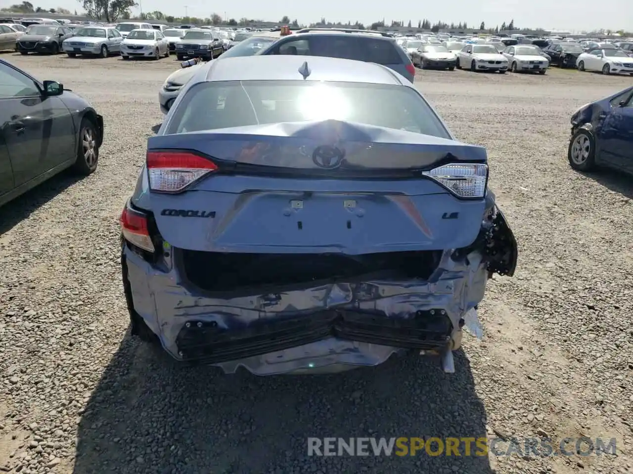 9 Photograph of a damaged car 5YFEPMAEXMP269945 TOYOTA COROLLA 2021