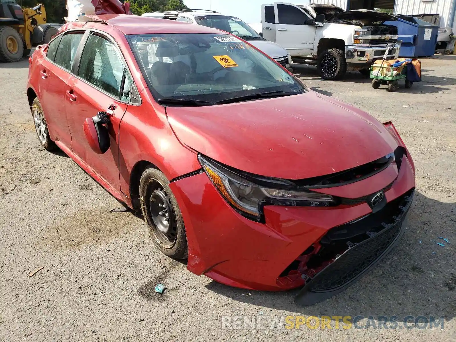 1 Photograph of a damaged car 5YFEPMAEXMP270884 TOYOTA COROLLA 2021