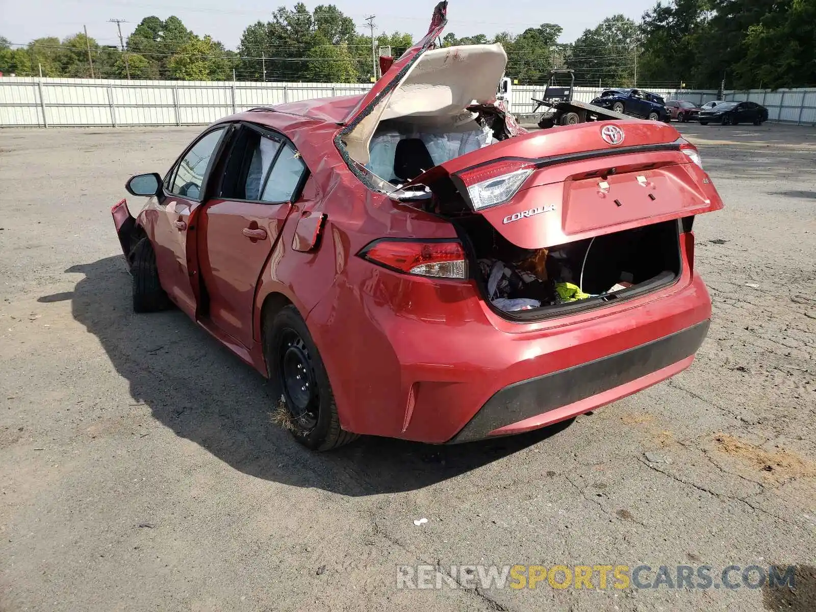 3 Photograph of a damaged car 5YFEPMAEXMP270884 TOYOTA COROLLA 2021