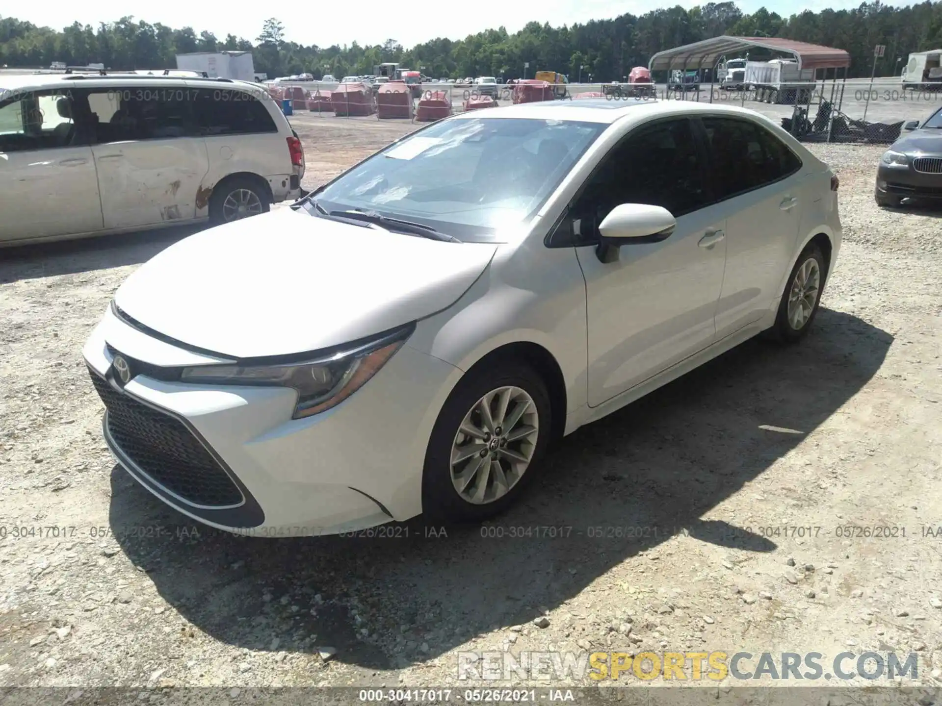 2 Photograph of a damaged car 5YFFPMAE0MP156834 TOYOTA COROLLA 2021