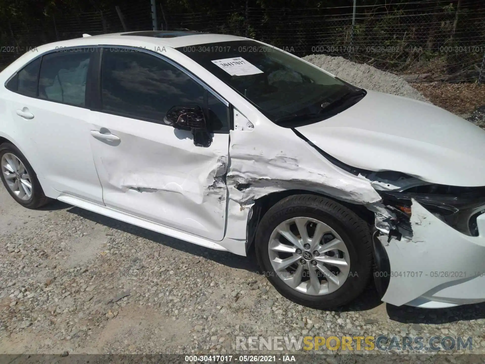 6 Photograph of a damaged car 5YFFPMAE0MP156834 TOYOTA COROLLA 2021