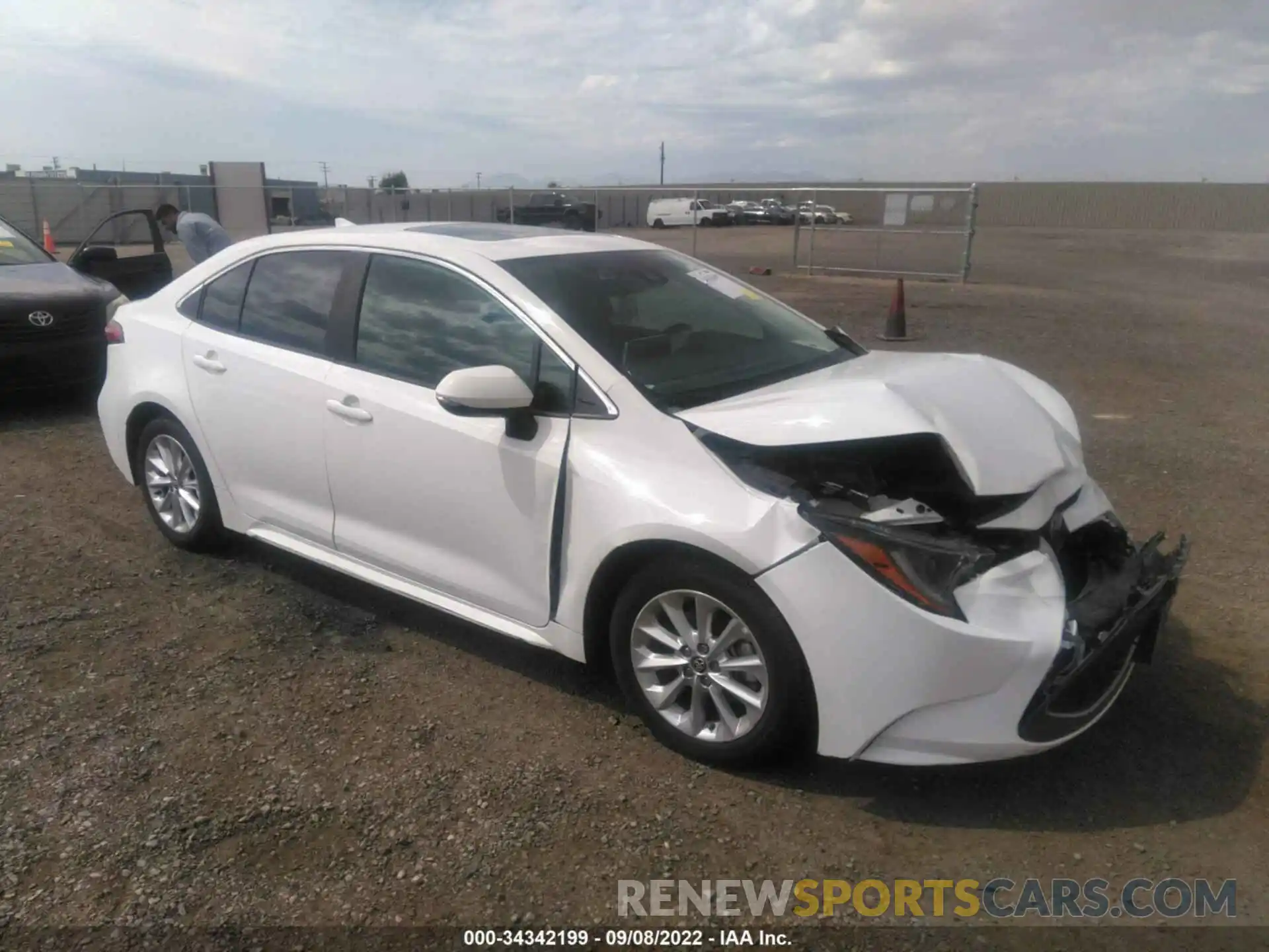 1 Photograph of a damaged car 5YFFPMAE0MP177344 TOYOTA COROLLA 2021