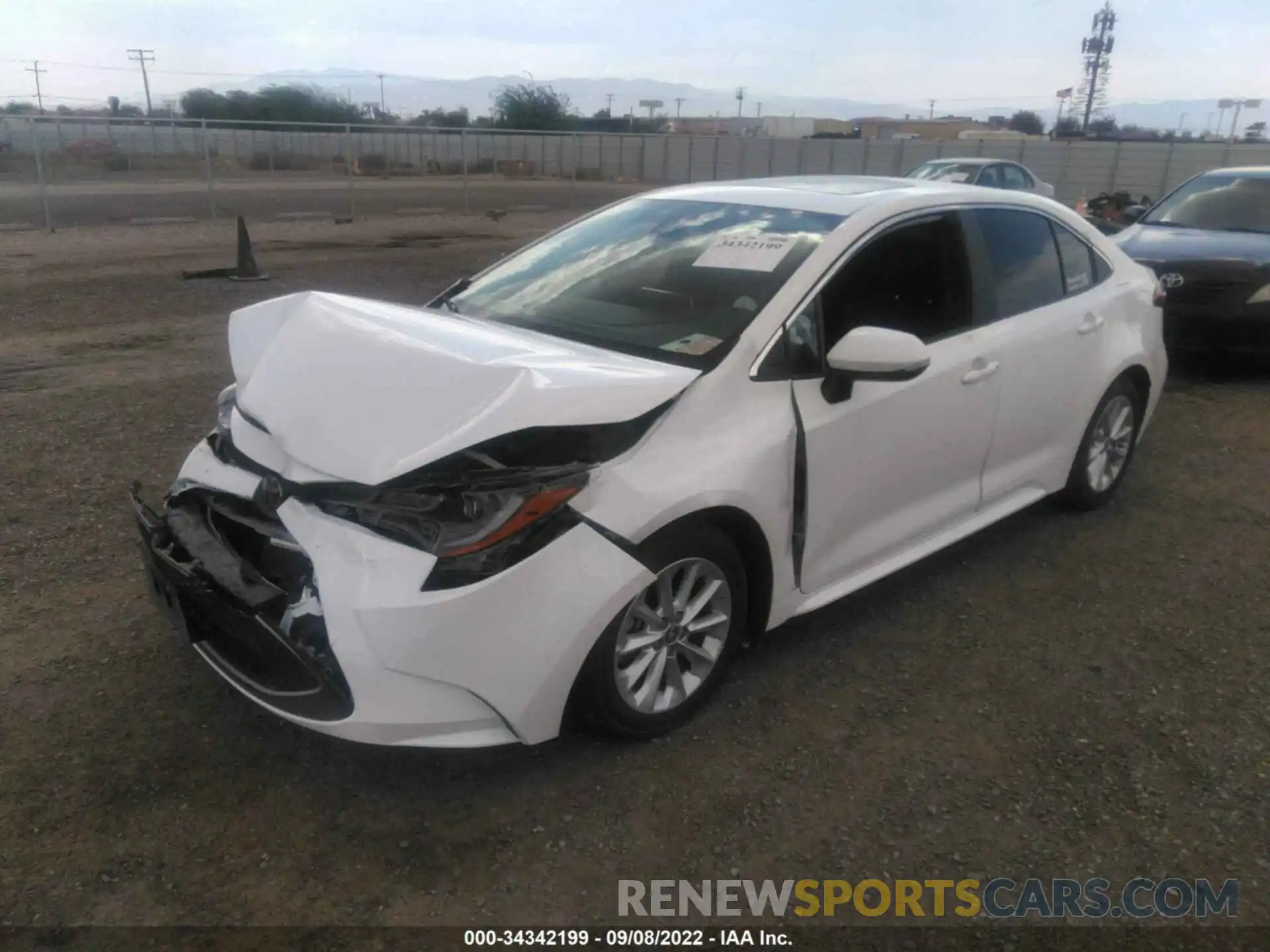 2 Photograph of a damaged car 5YFFPMAE0MP177344 TOYOTA COROLLA 2021