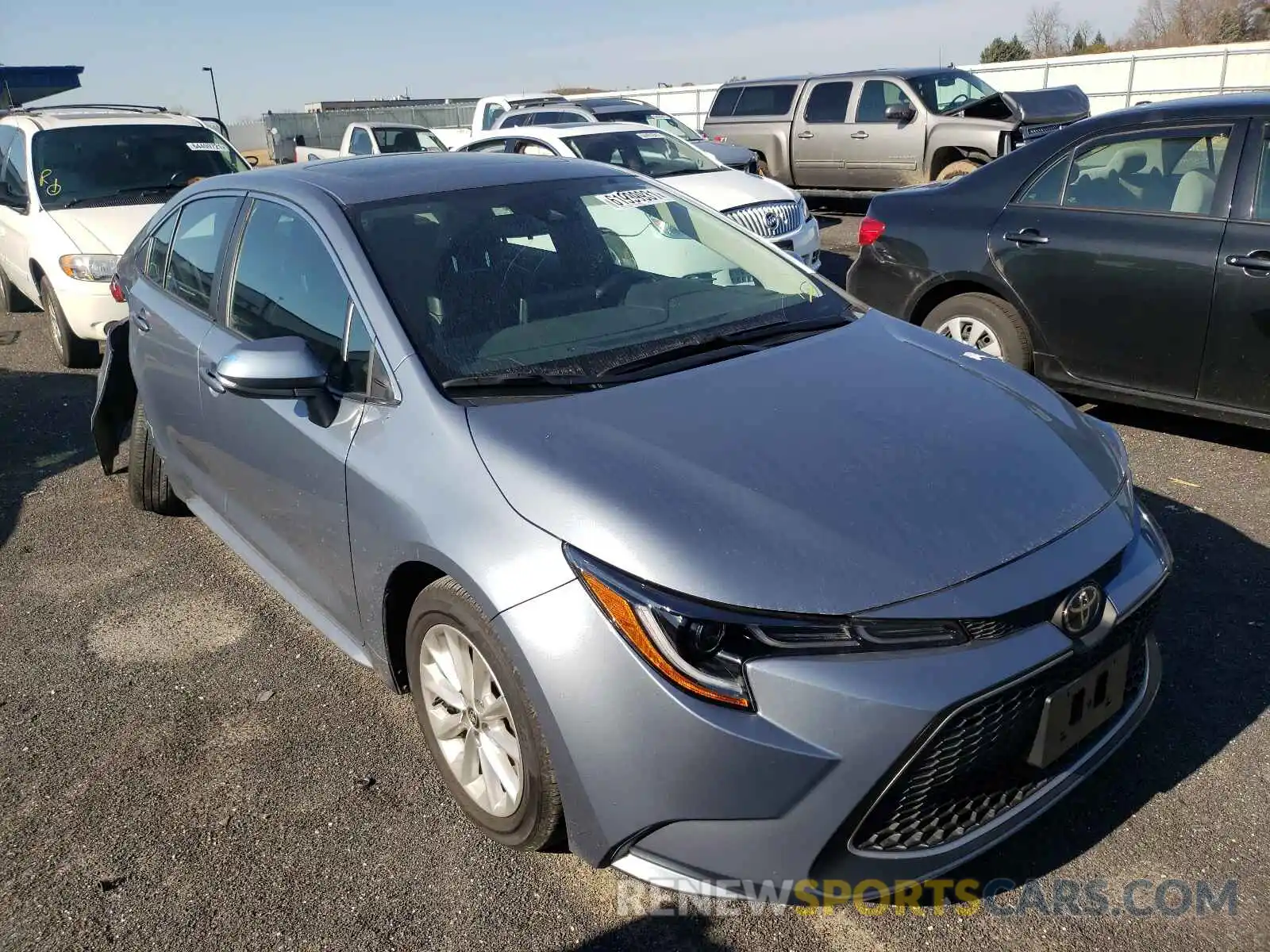 1 Photograph of a damaged car 5YFFPMAE3MP194218 TOYOTA COROLLA 2021