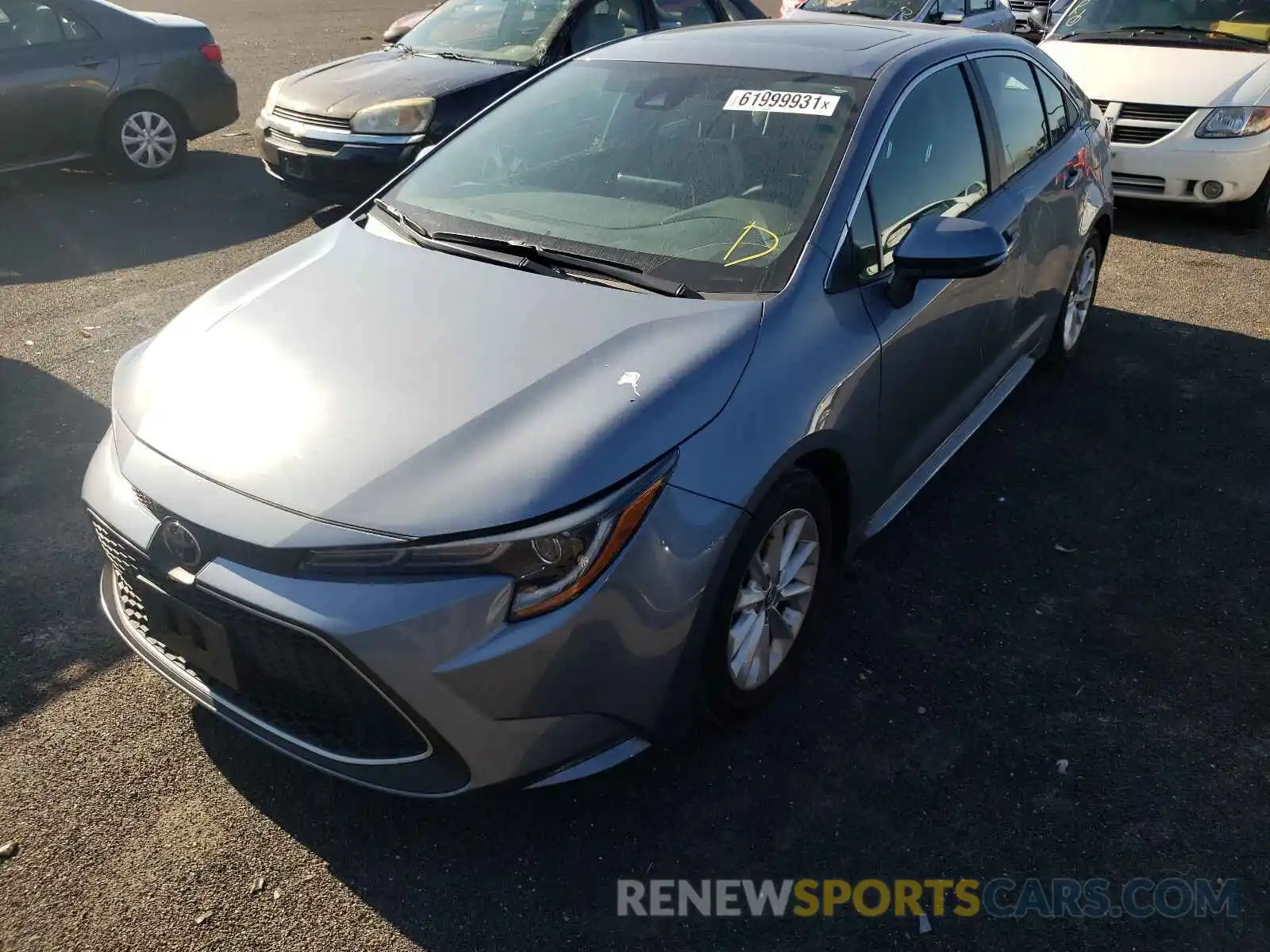 2 Photograph of a damaged car 5YFFPMAE3MP194218 TOYOTA COROLLA 2021