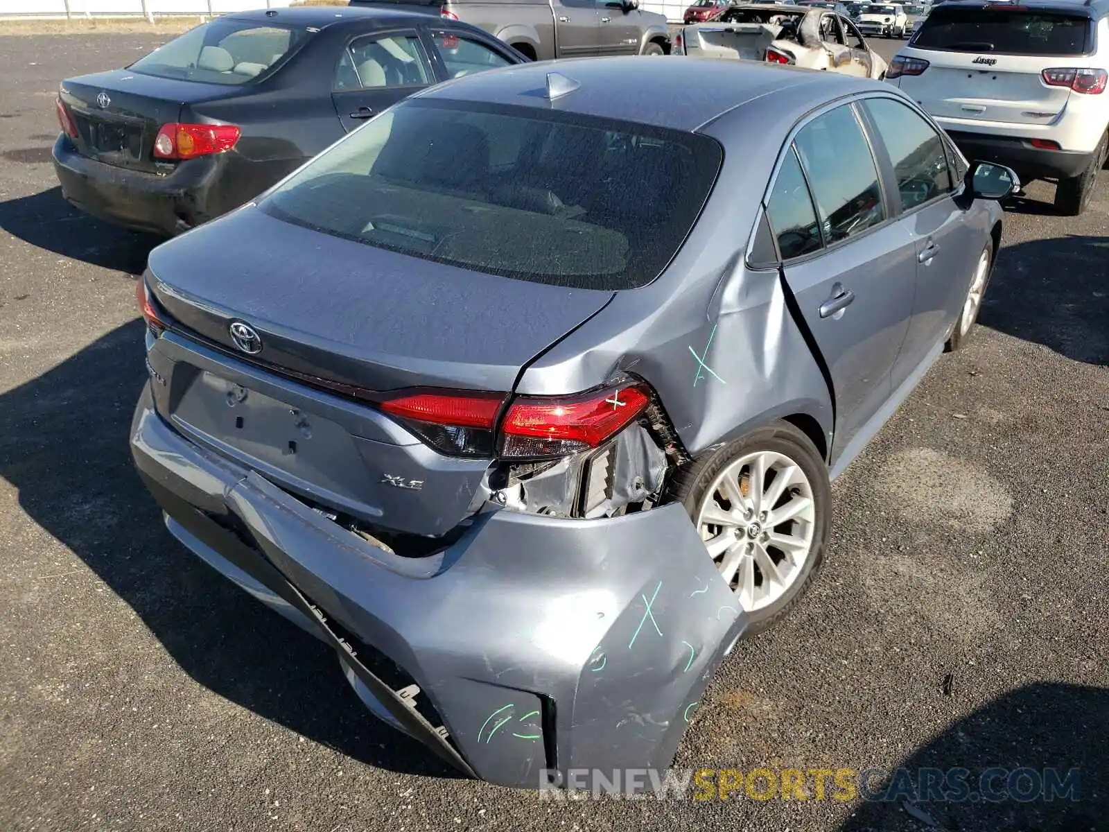 4 Photograph of a damaged car 5YFFPMAE3MP194218 TOYOTA COROLLA 2021