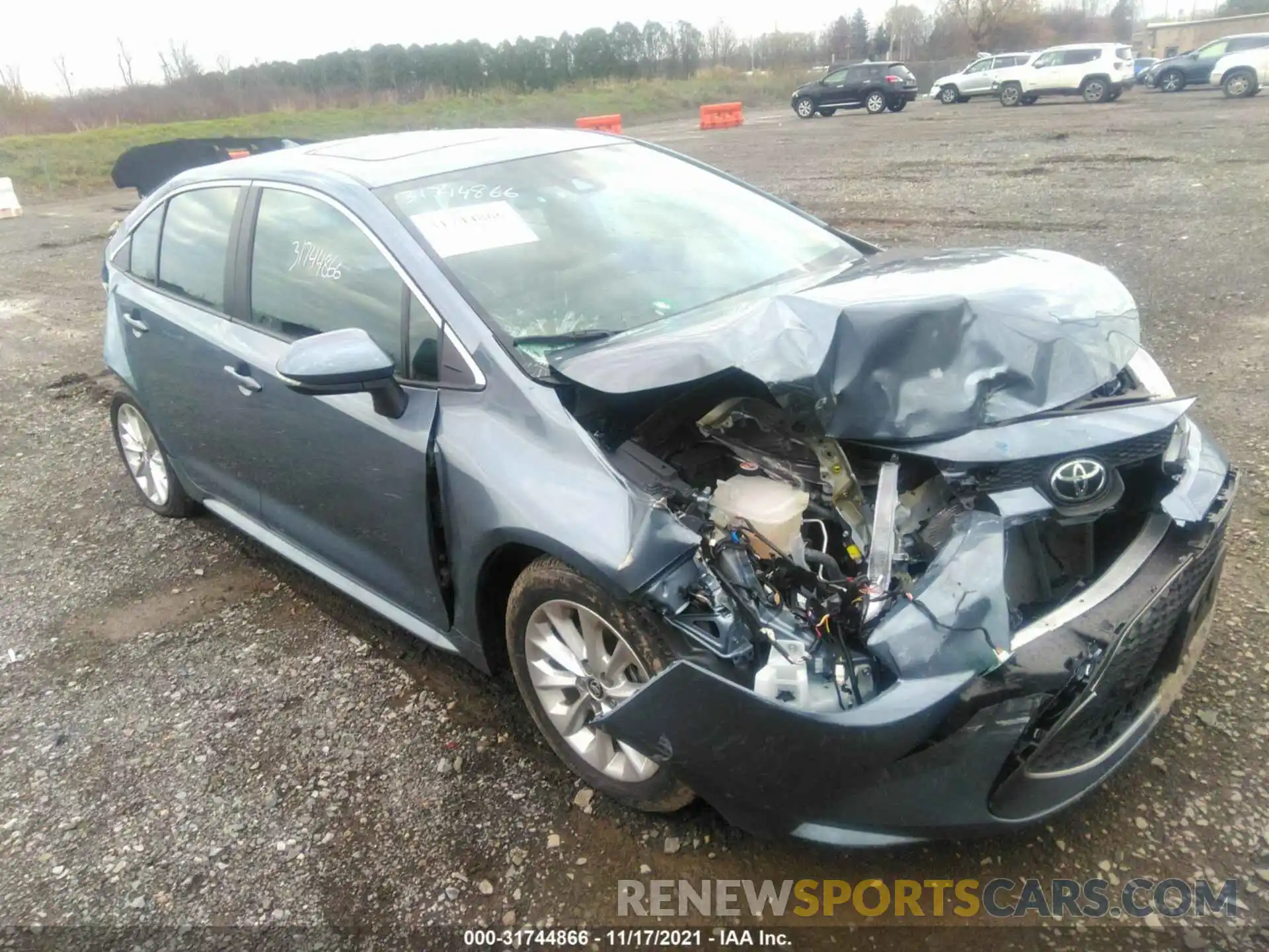 1 Photograph of a damaged car 5YFFPMAE5MP206594 TOYOTA COROLLA 2021