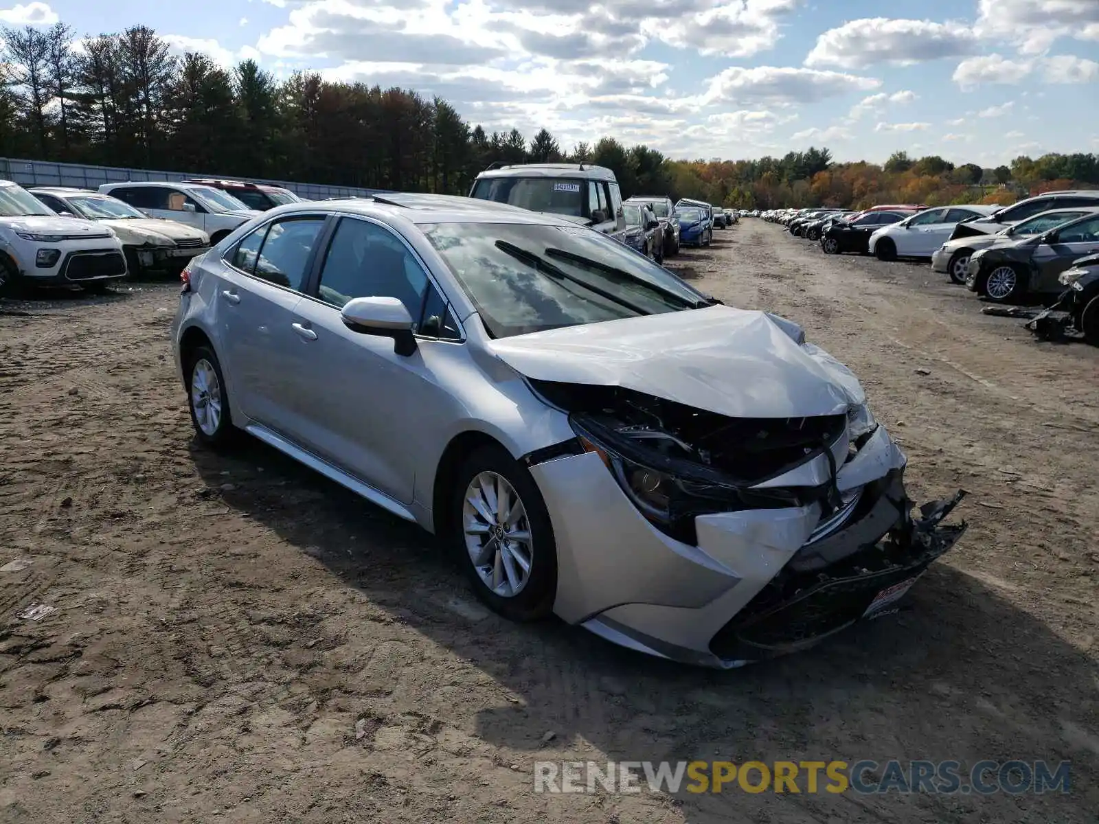 1 Photograph of a damaged car 5YFFPMAE6MP203820 TOYOTA COROLLA 2021