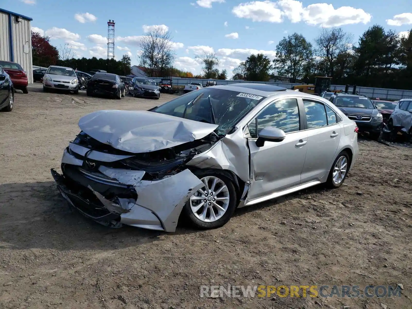 2 Photograph of a damaged car 5YFFPMAE6MP203820 TOYOTA COROLLA 2021