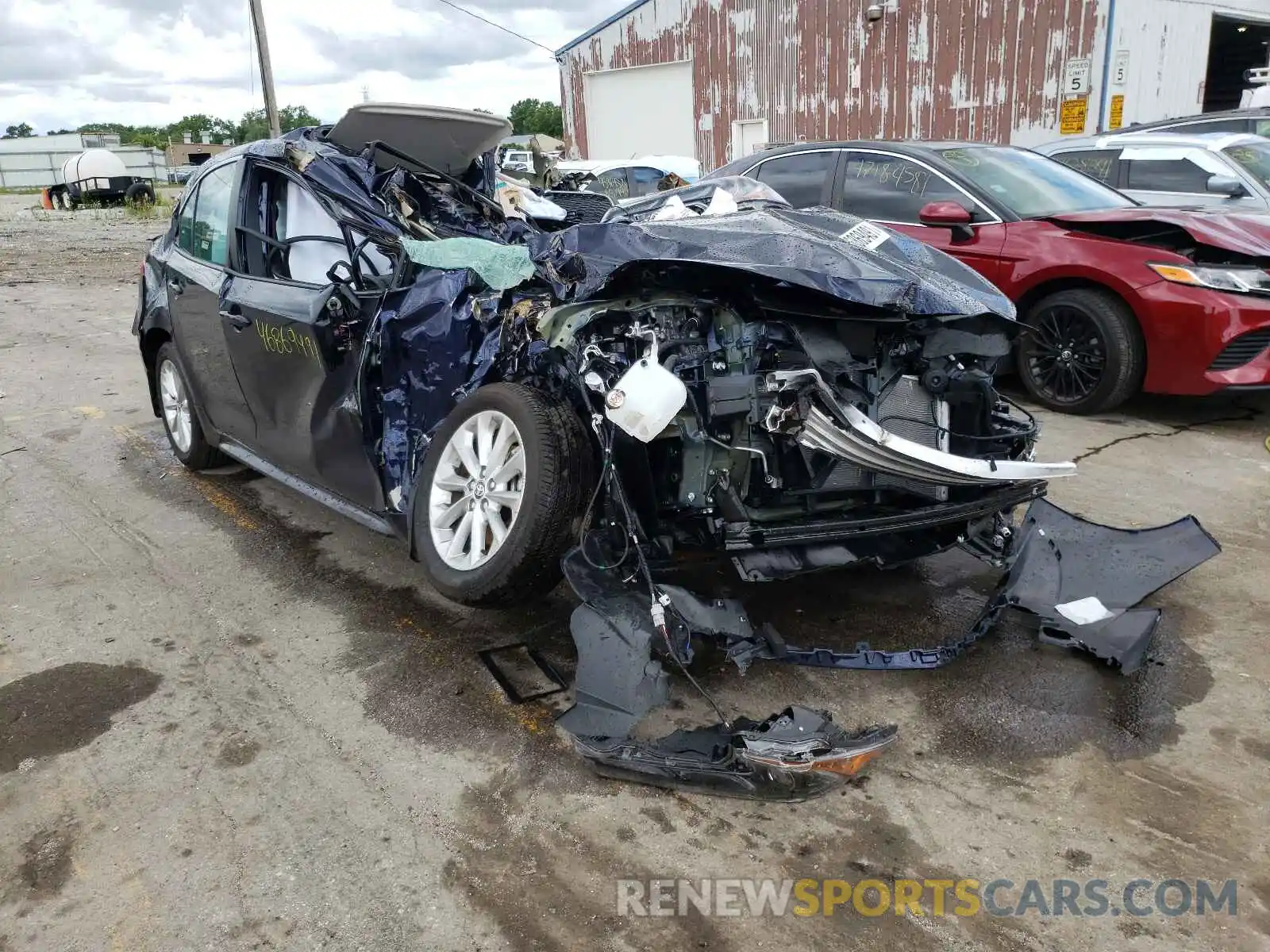 1 Photograph of a damaged car 5YFFPMAE7MP219086 TOYOTA COROLLA 2021