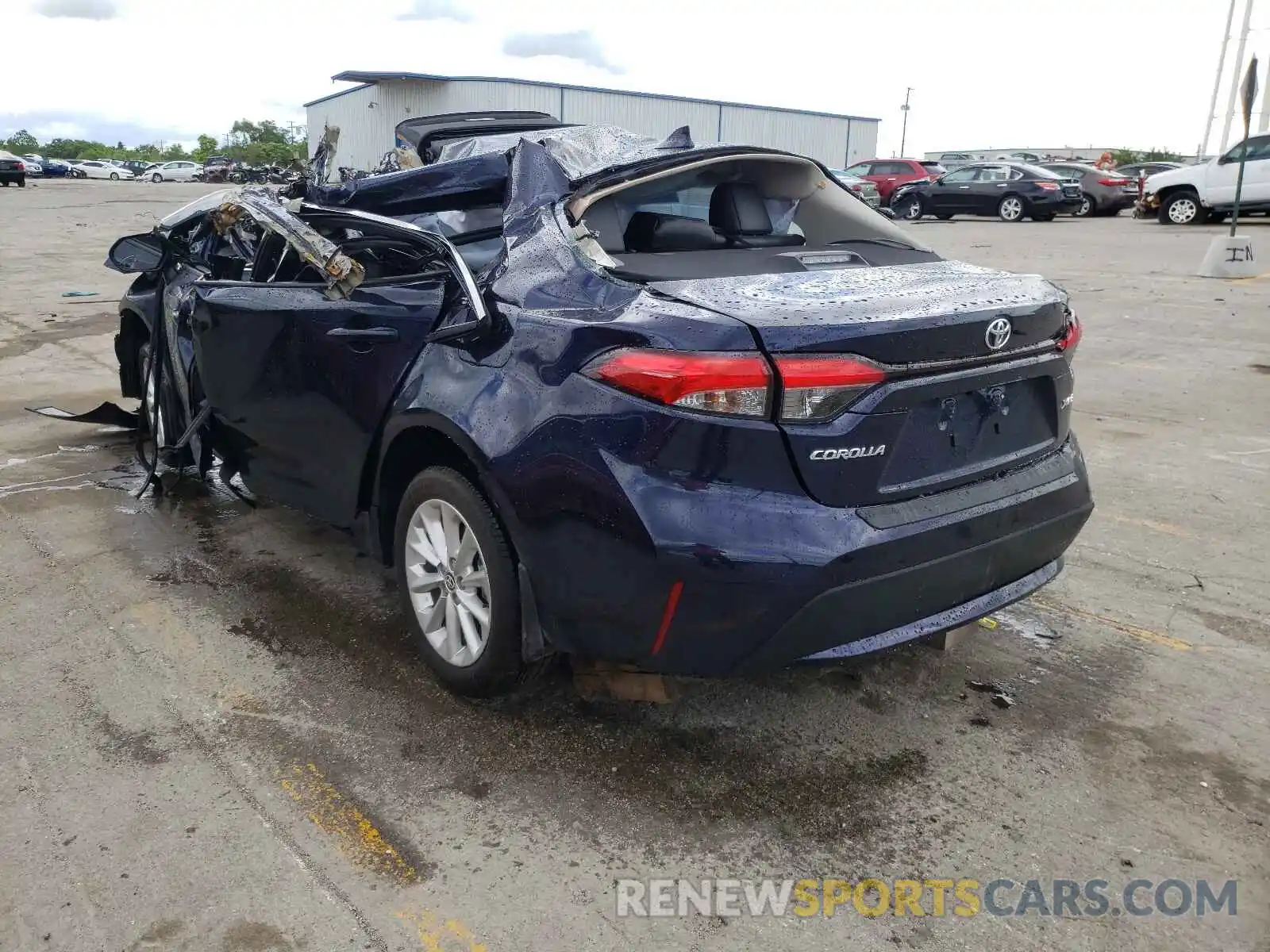 3 Photograph of a damaged car 5YFFPMAE7MP219086 TOYOTA COROLLA 2021