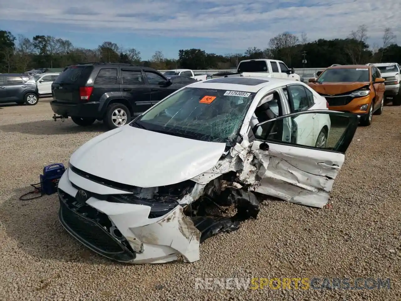 2 Photograph of a damaged car 5YFFPMAE8MP160016 TOYOTA COROLLA 2021