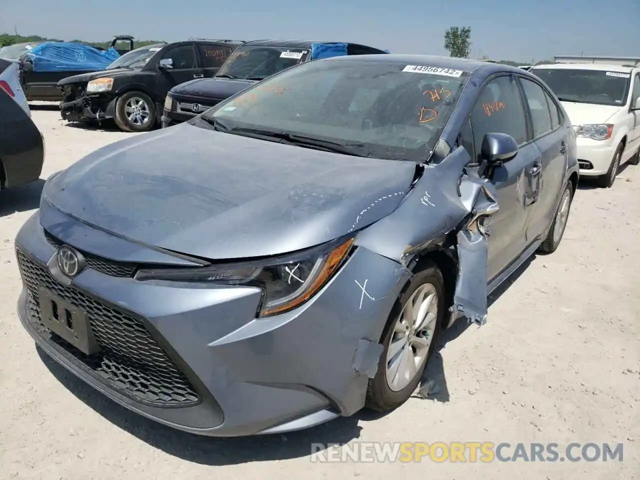 2 Photograph of a damaged car 5YFHPMAE2MP163132 TOYOTA COROLLA 2021