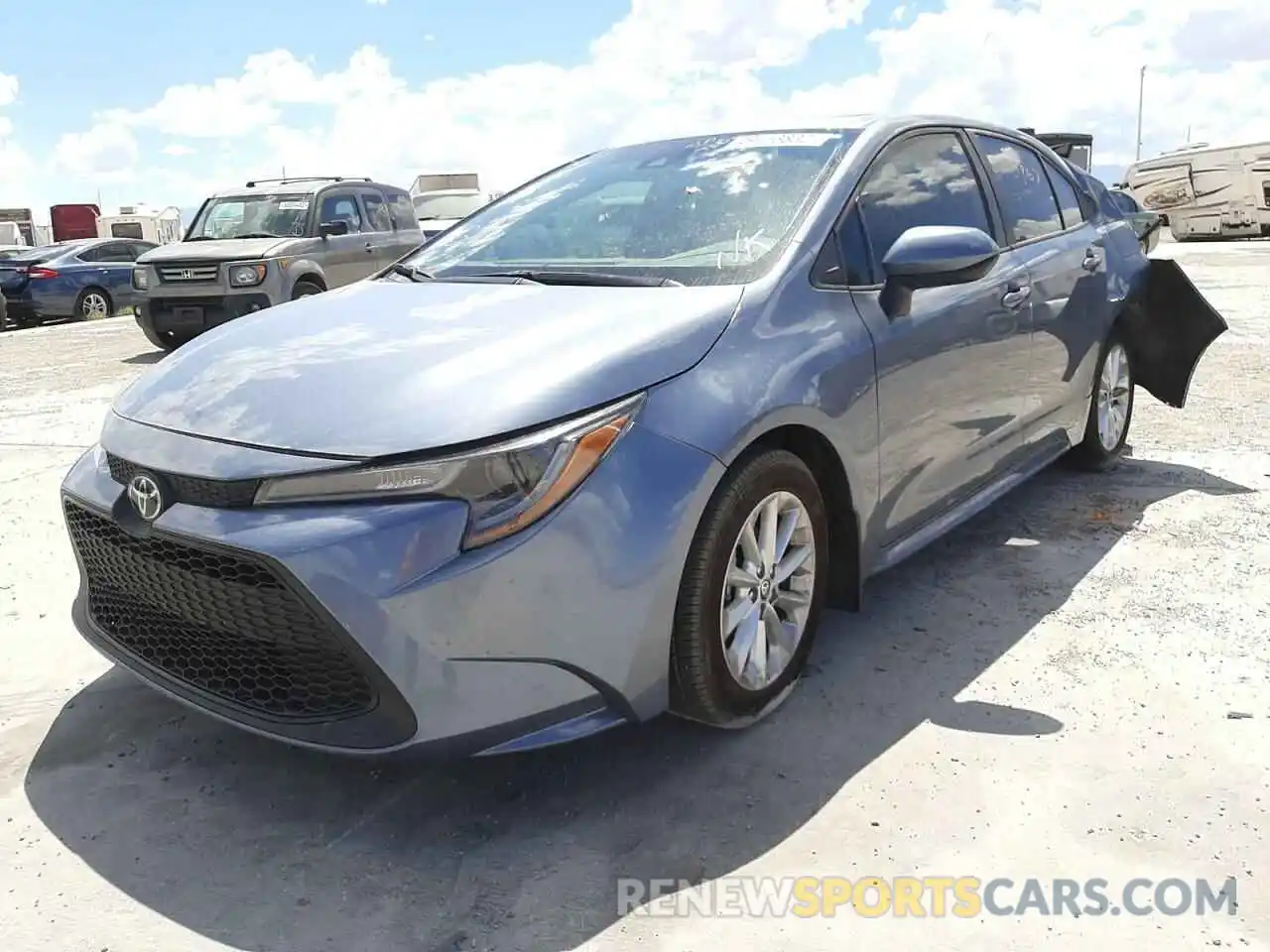 2 Photograph of a damaged car 5YFHPMAE6MP193895 TOYOTA COROLLA 2021