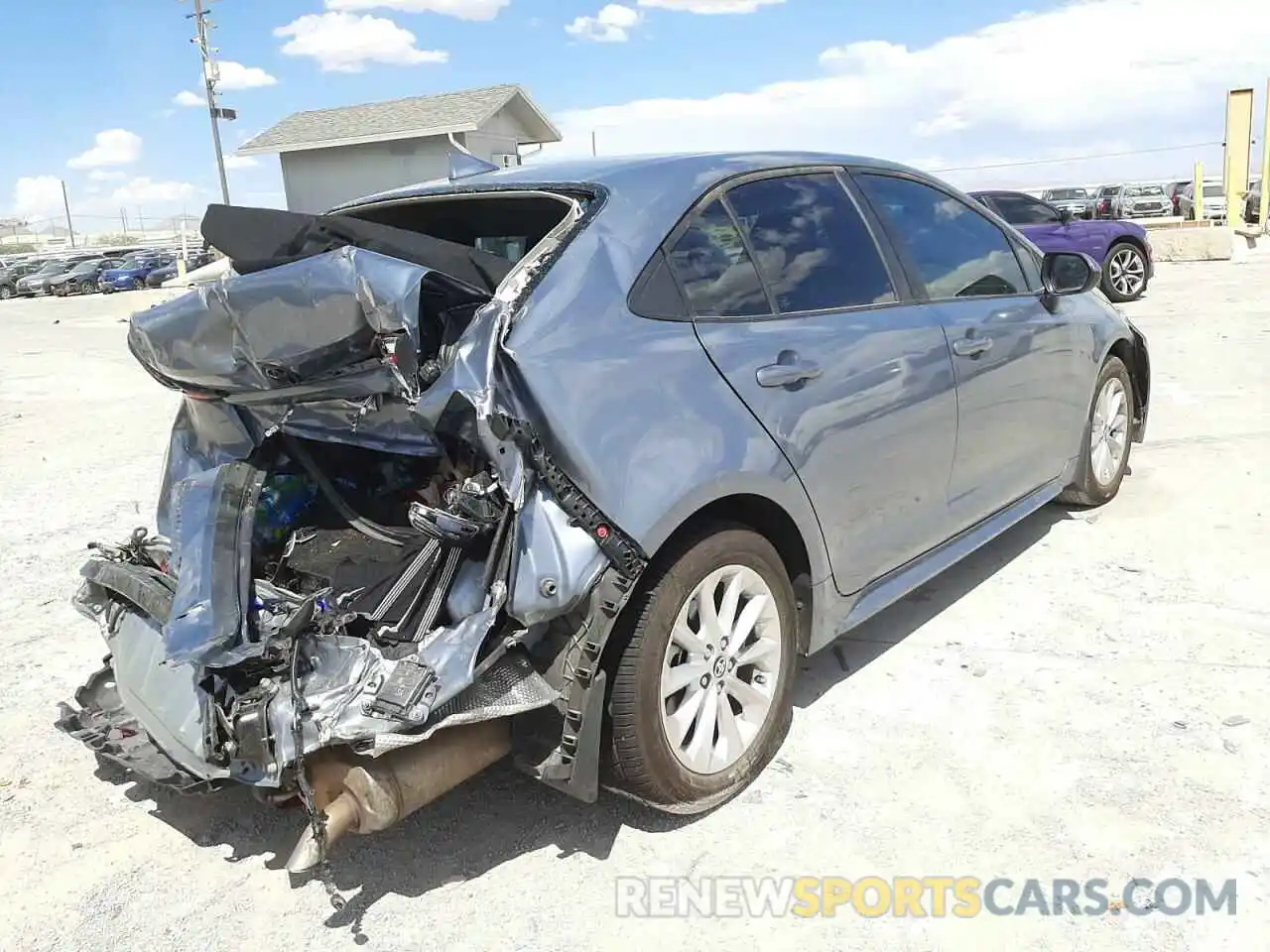 4 Photograph of a damaged car 5YFHPMAE6MP193895 TOYOTA COROLLA 2021