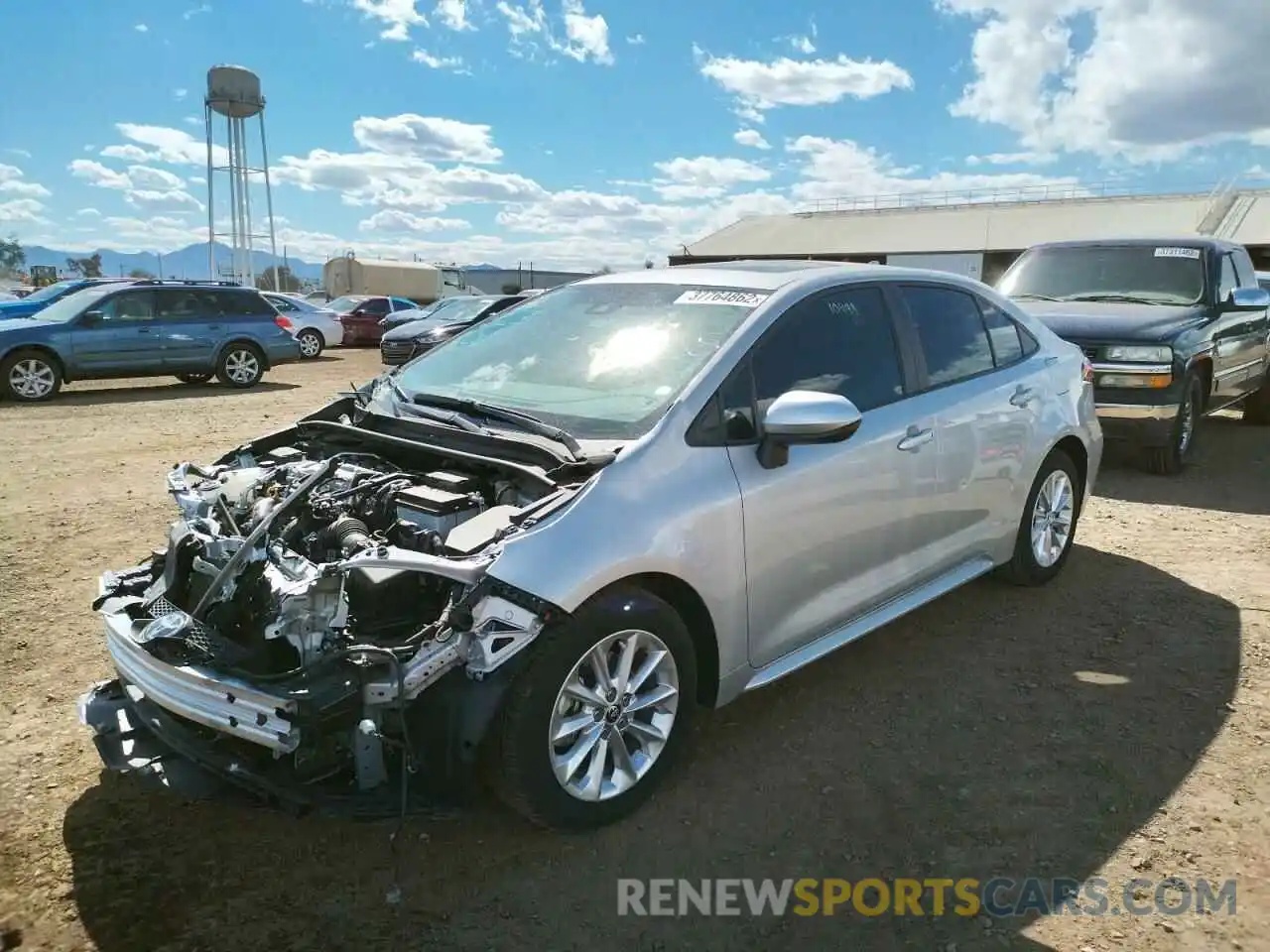 2 Photograph of a damaged car 5YFHPMAE7MP197471 TOYOTA COROLLA 2021