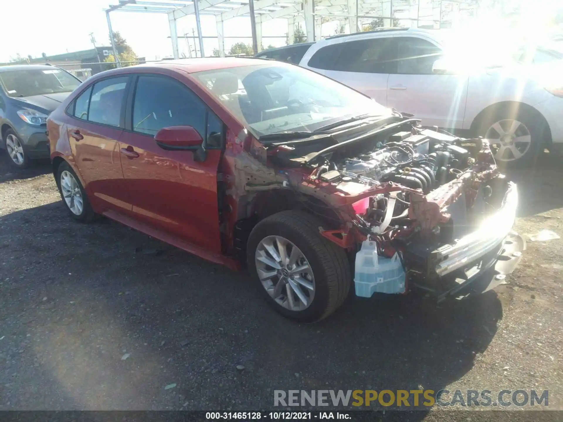 1 Photograph of a damaged car 5YFHPMAE7MP267499 TOYOTA COROLLA 2021