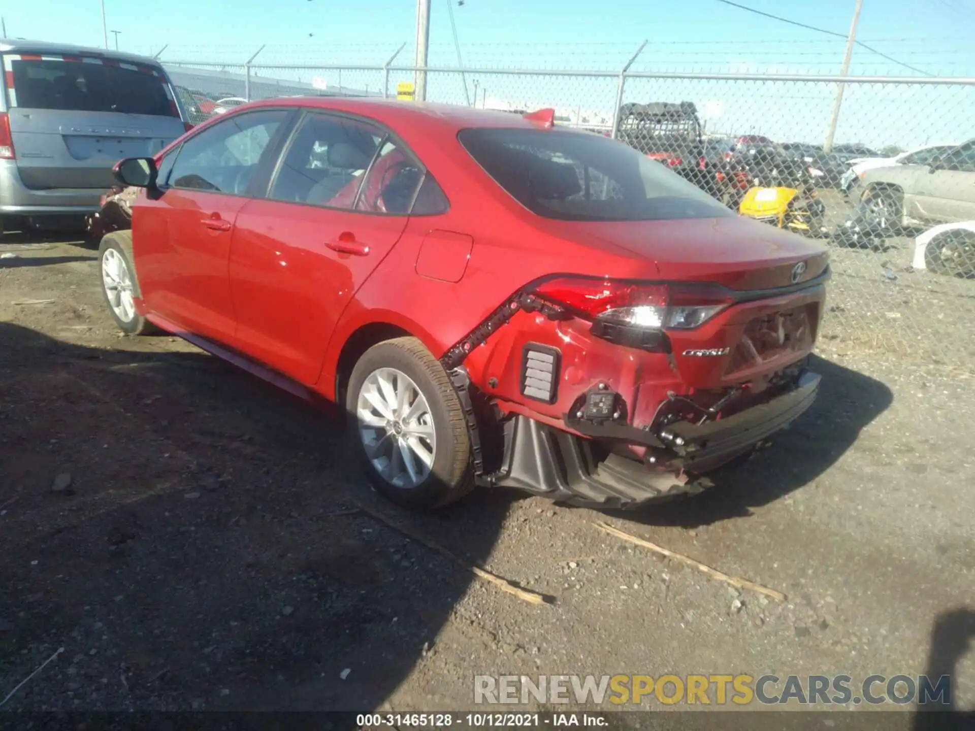 3 Photograph of a damaged car 5YFHPMAE7MP267499 TOYOTA COROLLA 2021