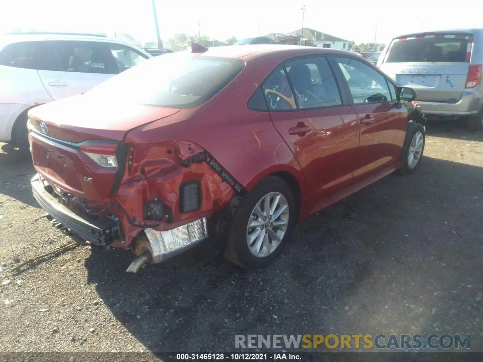 4 Photograph of a damaged car 5YFHPMAE7MP267499 TOYOTA COROLLA 2021