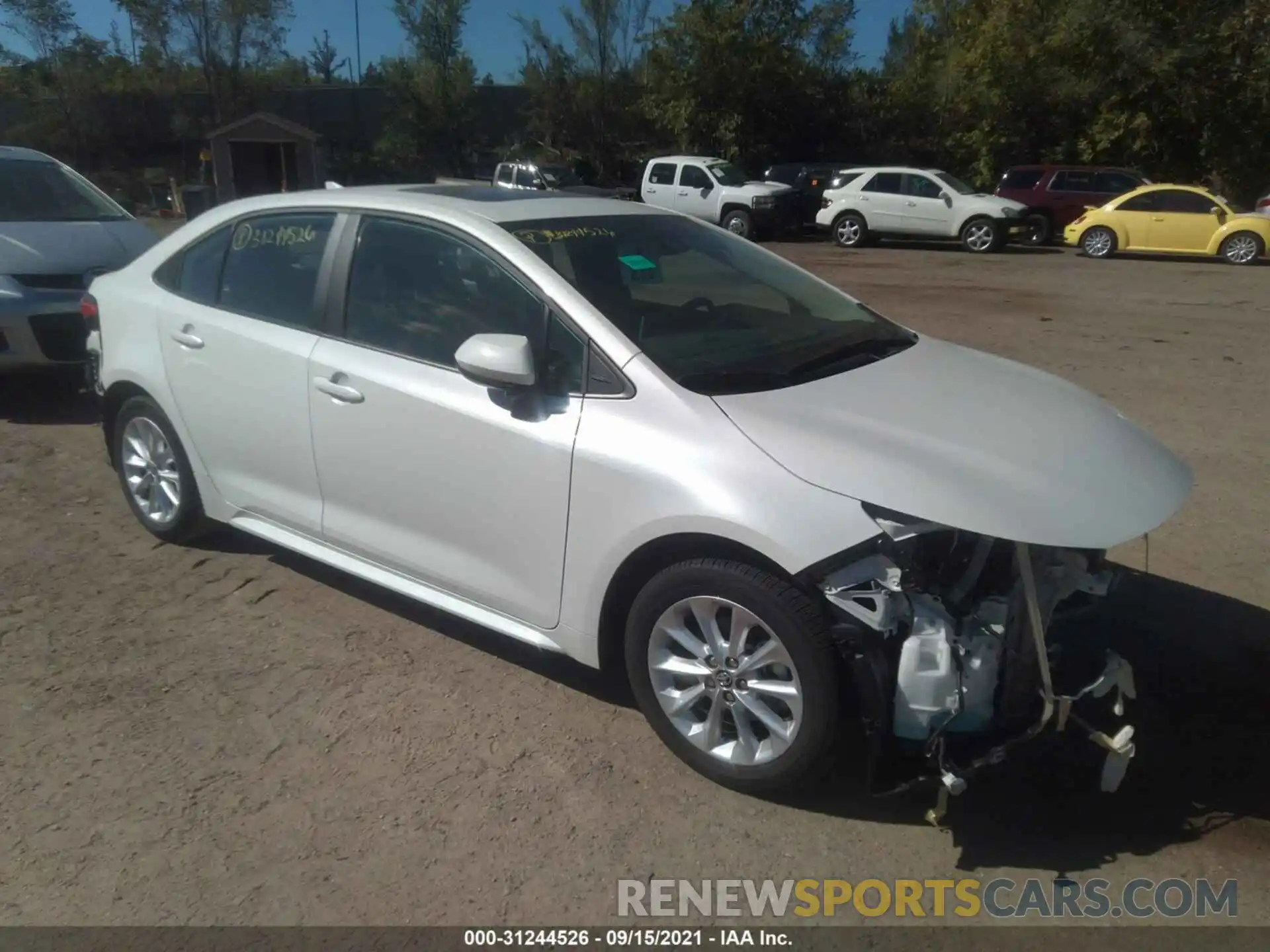 1 Photograph of a damaged car 5YFHPMAE8MP161966 TOYOTA COROLLA 2021