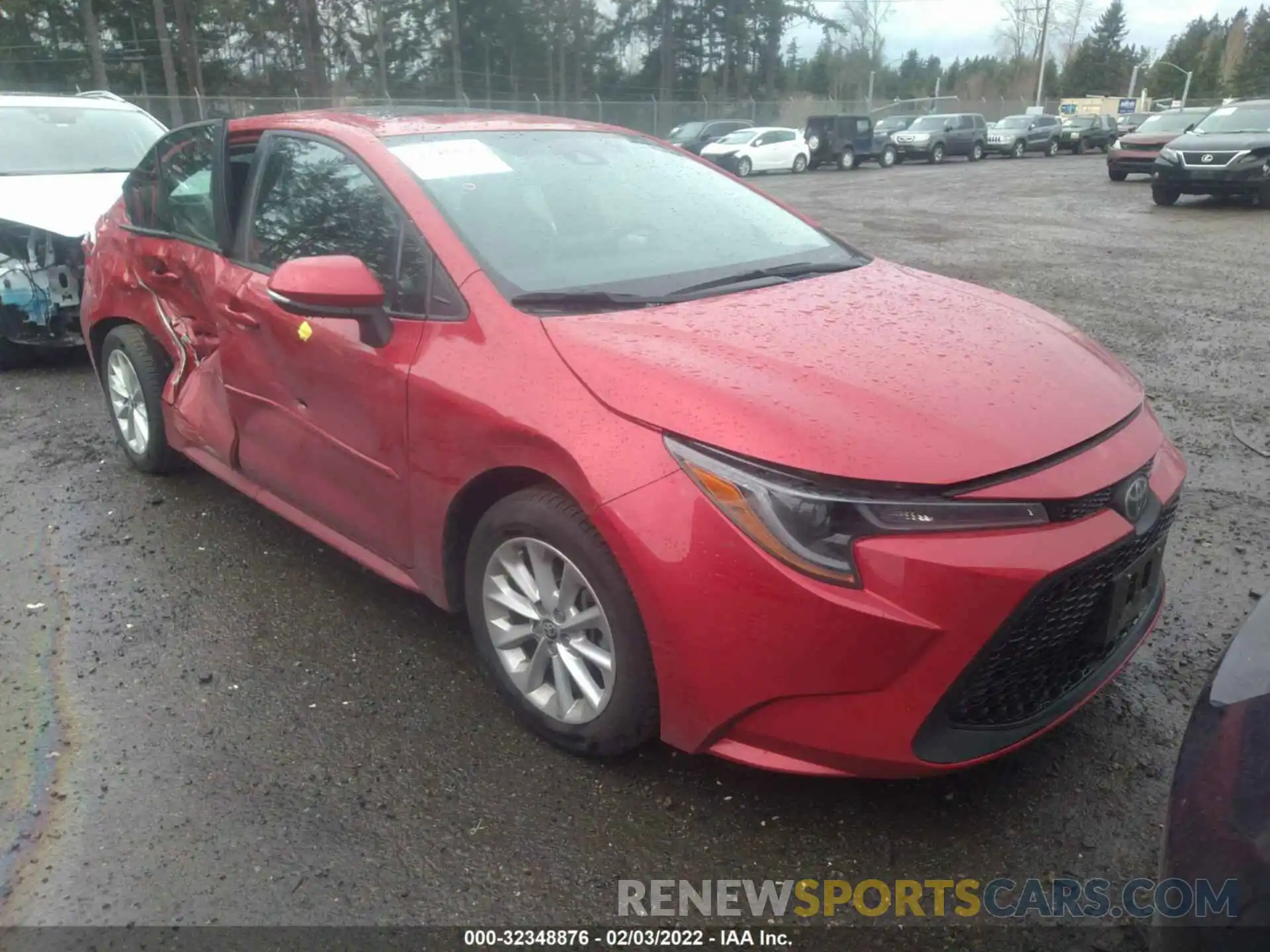 1 Photograph of a damaged car 5YFHPMAE9MP157912 TOYOTA COROLLA 2021