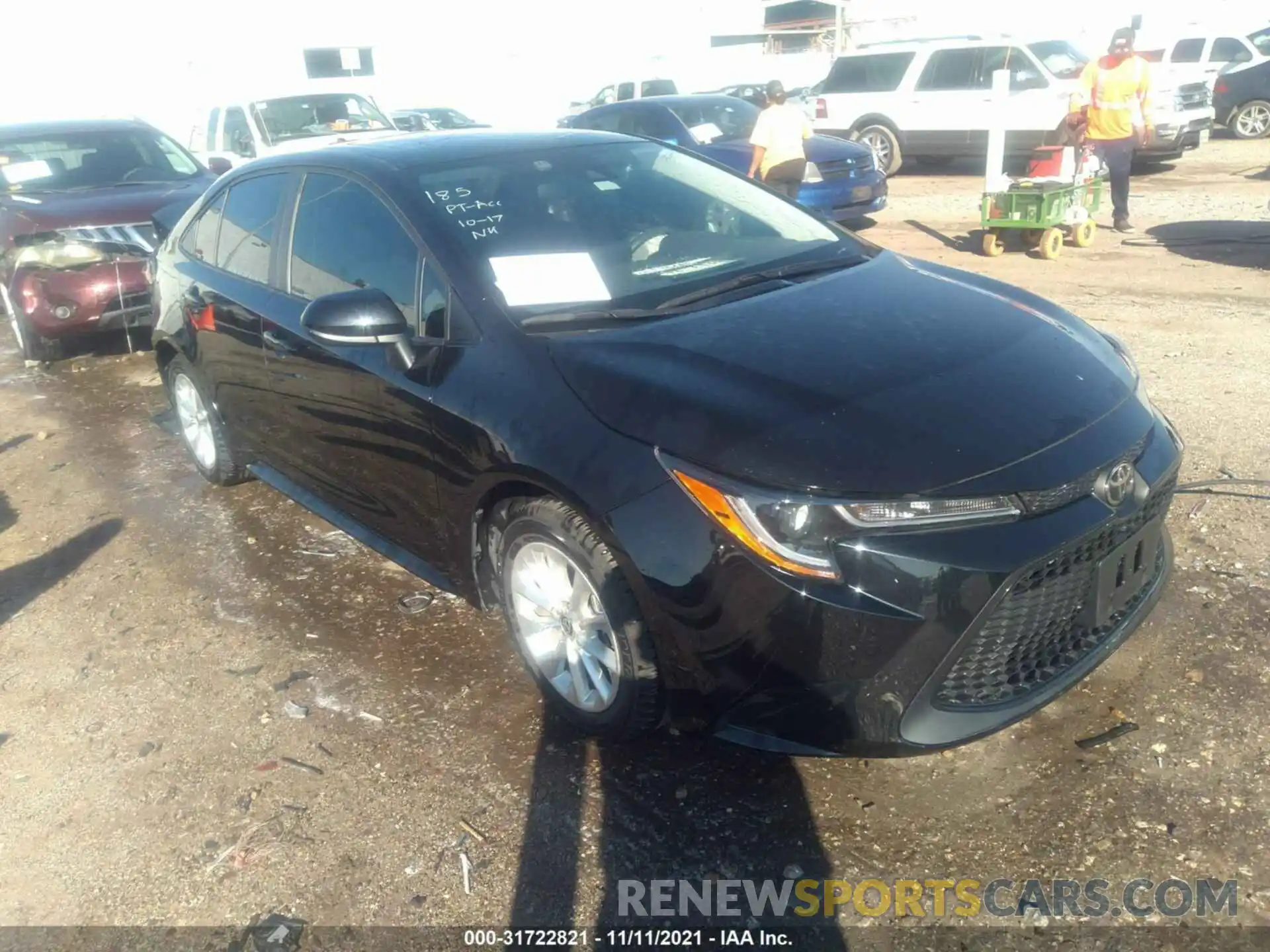 1 Photograph of a damaged car 5YFHPMAE9MP176279 TOYOTA COROLLA 2021